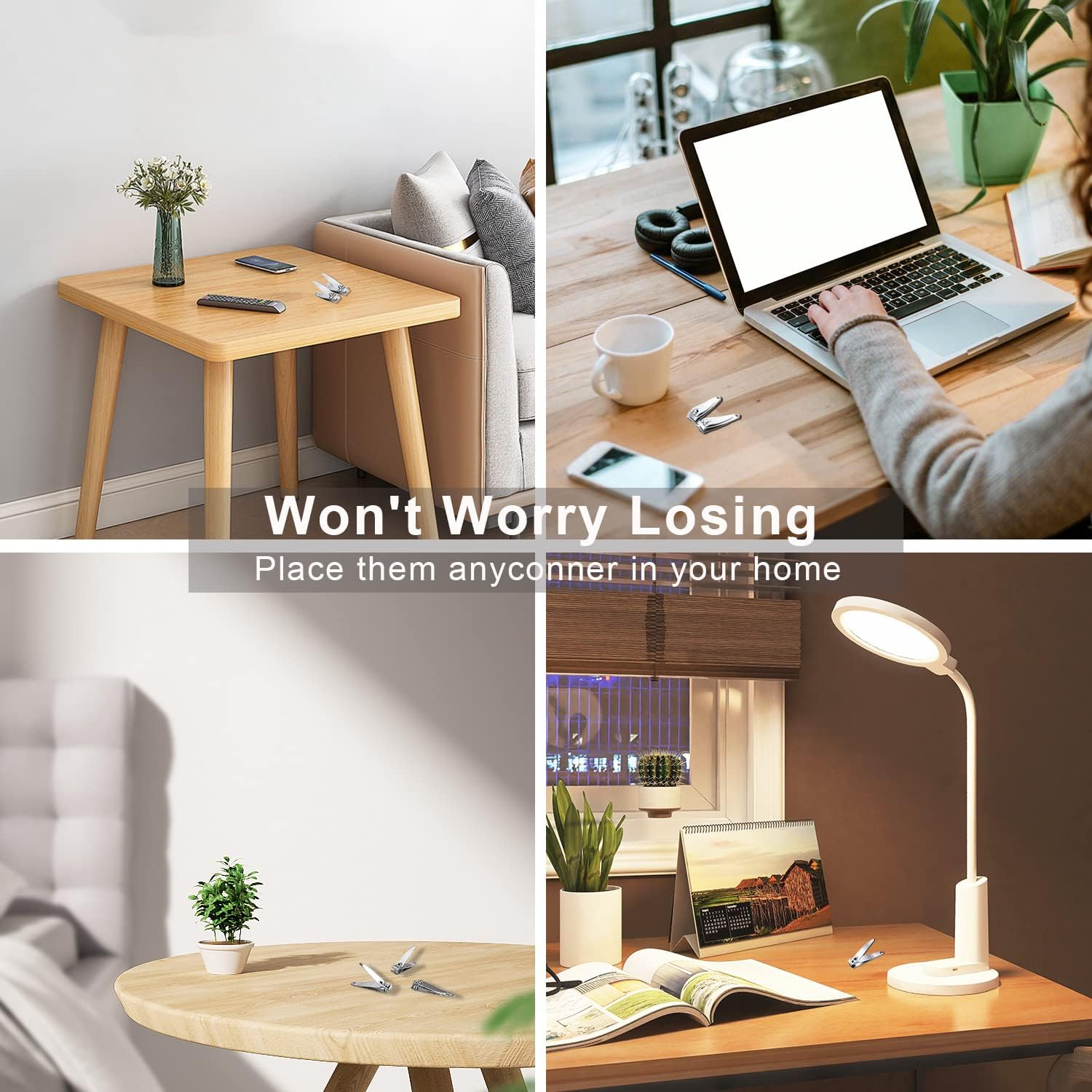 AVERZELLA Travel Nail Clippers Set 20 Pack for Men Women, Small Toenail Clippers Fingernail Clippers in Bulk Flat Edge, Mini Finger & Toe Nail Clippers for Homeless Care Package Supplies Bulk image number 6