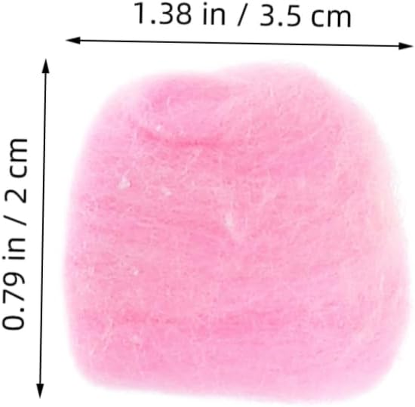 TEHAUX 500Pcs Colorful Thermal Cotton Balls Pom Poms for Crafts and Pet Toys Warm Fuzzy Balls for DIY Handicrafts and Winter