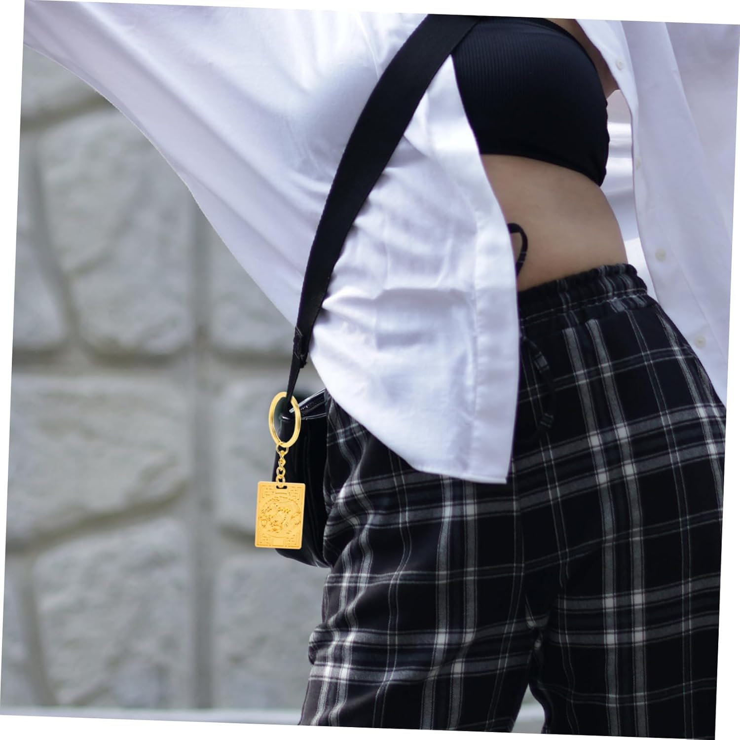 Cabilock Year Dragon Keychain Dragon Keychain for Bag Key Ring Lovely Key Rings for Purse Charm image number 3