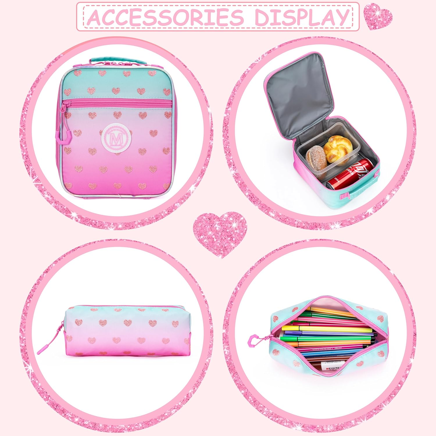 Backpacks for Girls Backpack Kids Travel Backpack School Bags for Girls Backpacks Ages 8-10 Bookbag, Green 01, Trendy