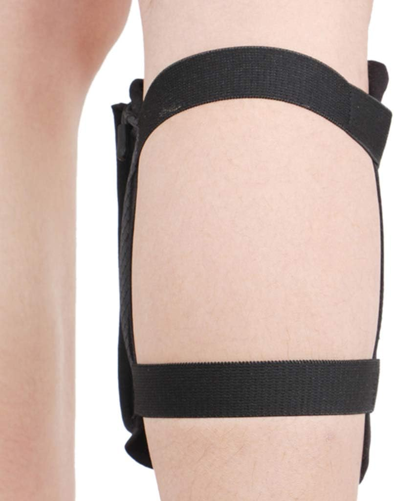 Caralin Travel Leg Money Belt Safe Card Money ID Passport Wallet Hide Bag Security for M Black image number 2