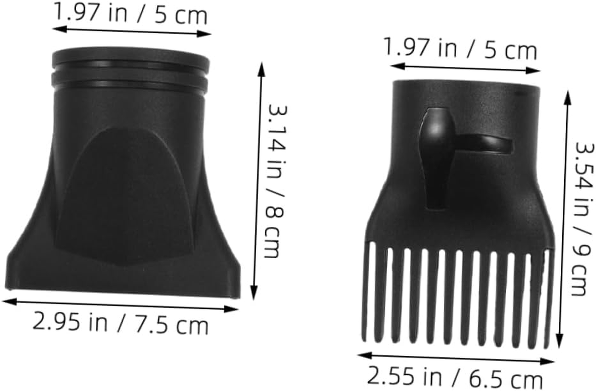 BESTYASH 6Pcs Plastic Hair Dryer Nozzle Attachments for Precision Styling Efficient Blow Drying Travel Friendly Design Even Heat for Home and Salon Use image number 2