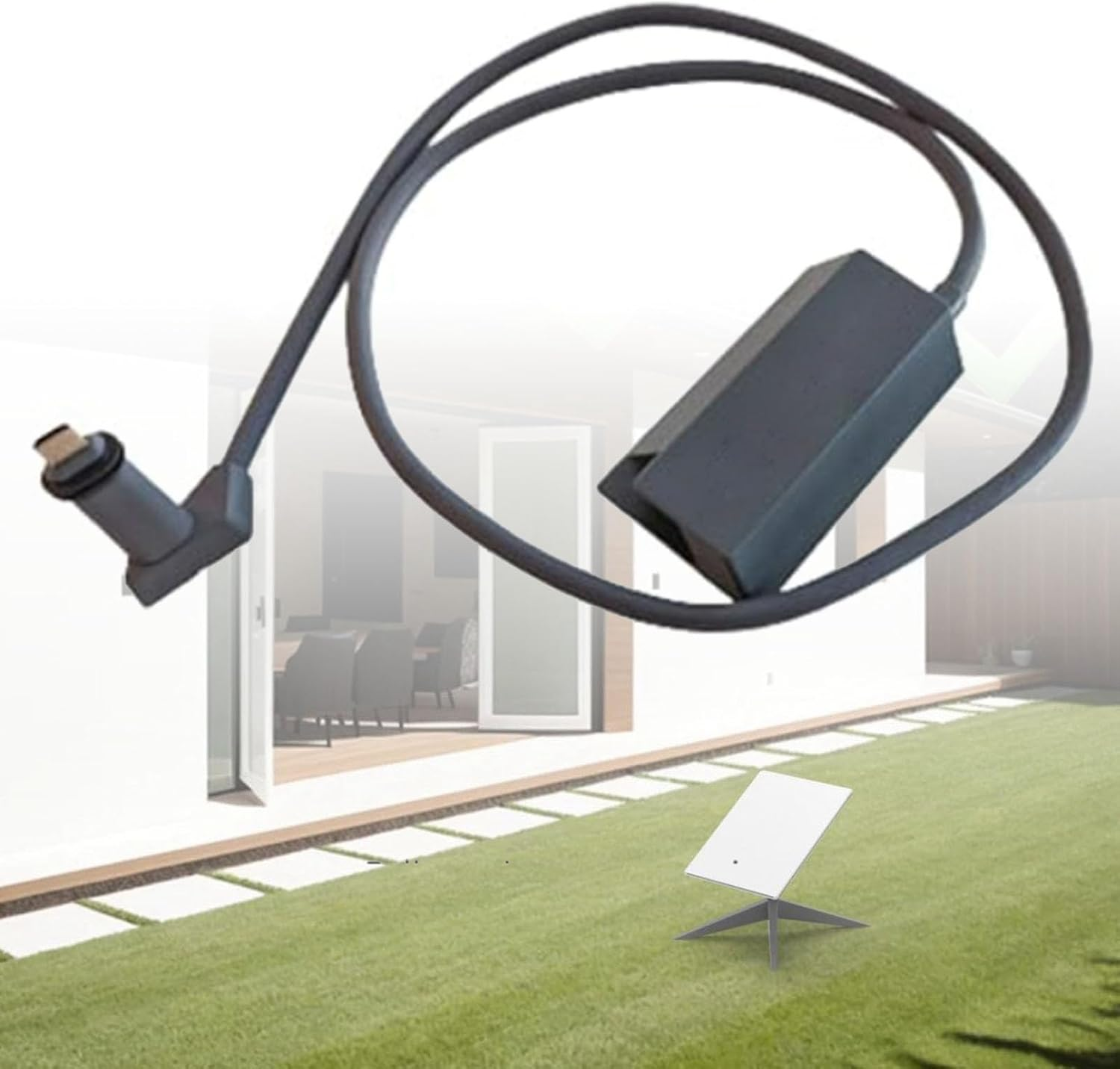 Ethernet Adapter for V2, USB Internet Powerline Kit, Rectangle Dish Ethernet Adapter, for Wired External Network image number 2