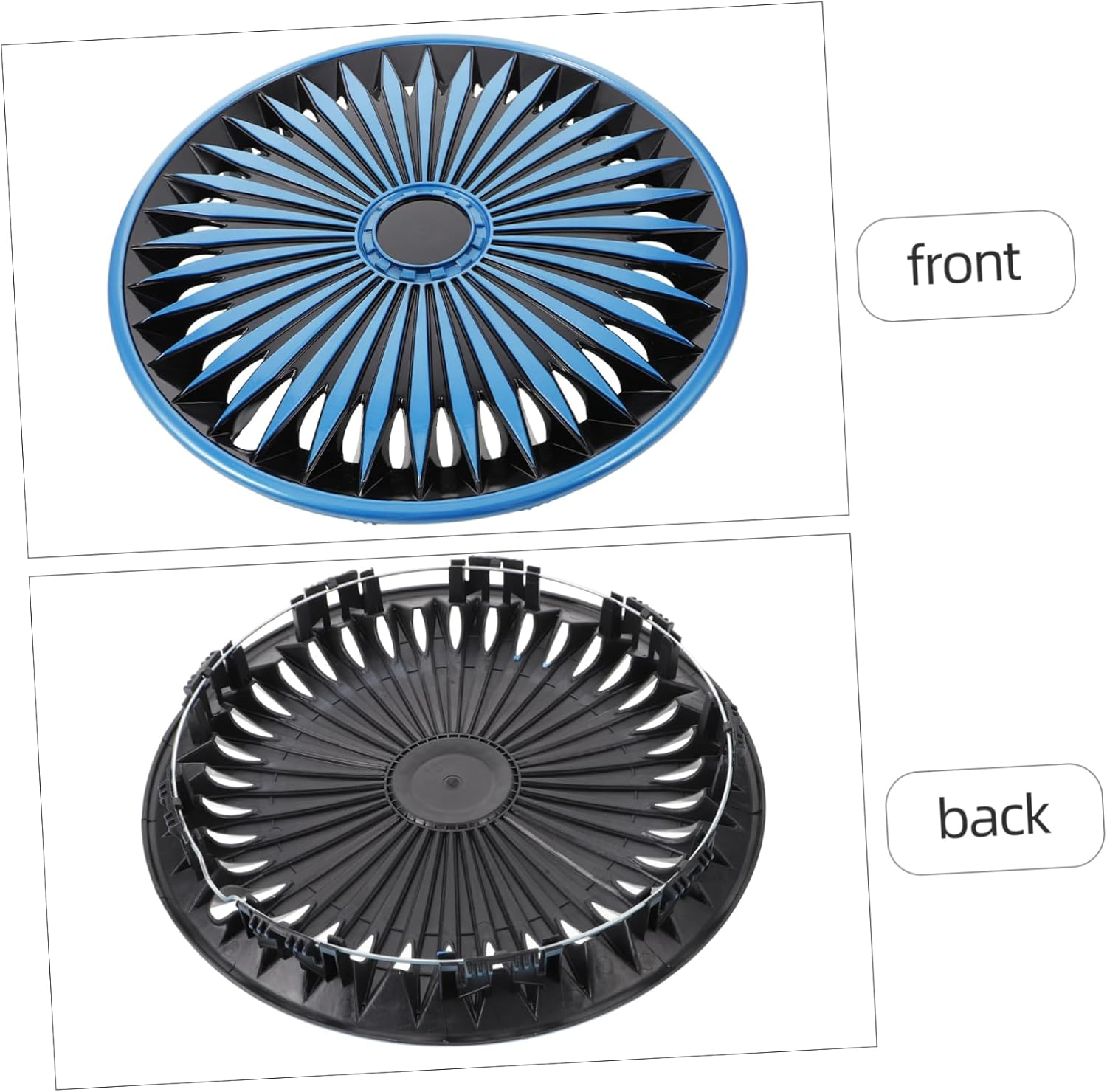 HEALEEP Automotive Wheel Hub Cover Decorative Rim Cover for Easy Installation Vehicle Aesthetics Compatible Various Models Stylish Look for Wheels Design