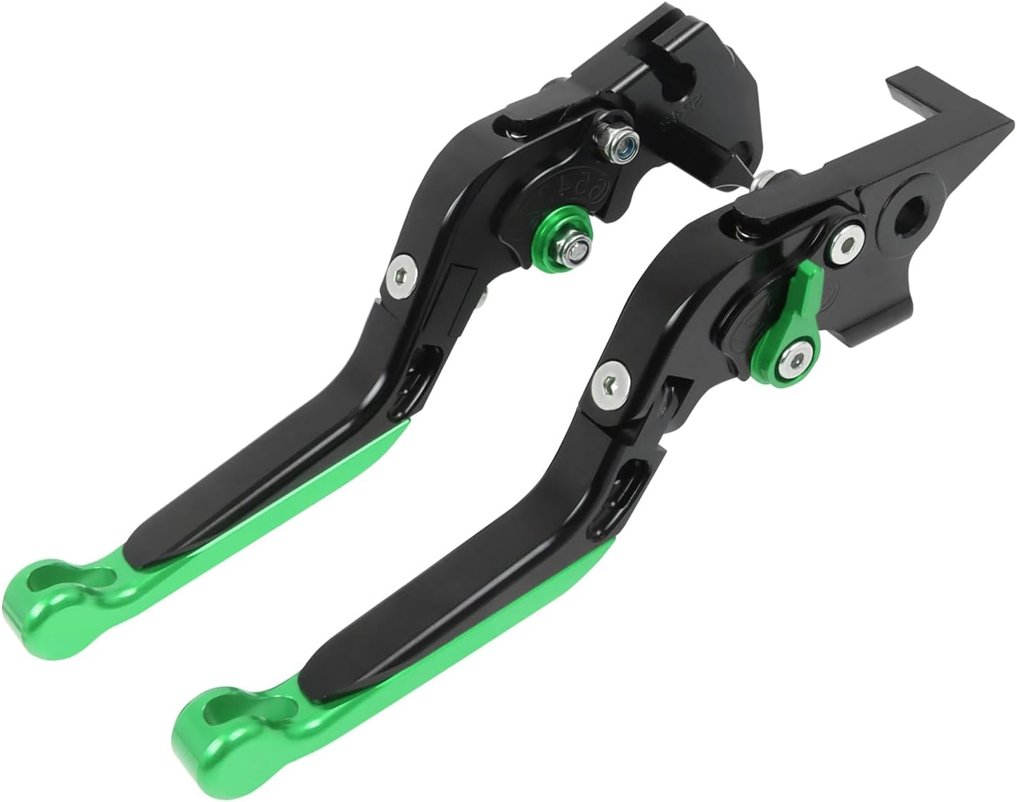 CHIFUN Brake Lever and Clutch Lever Set Replacement for Kawasaki Ninja 400 Ninja 300R 250R Z300 Aluminum Motorcycle Handlebar Lever Foldable Length Adjustable(Black)