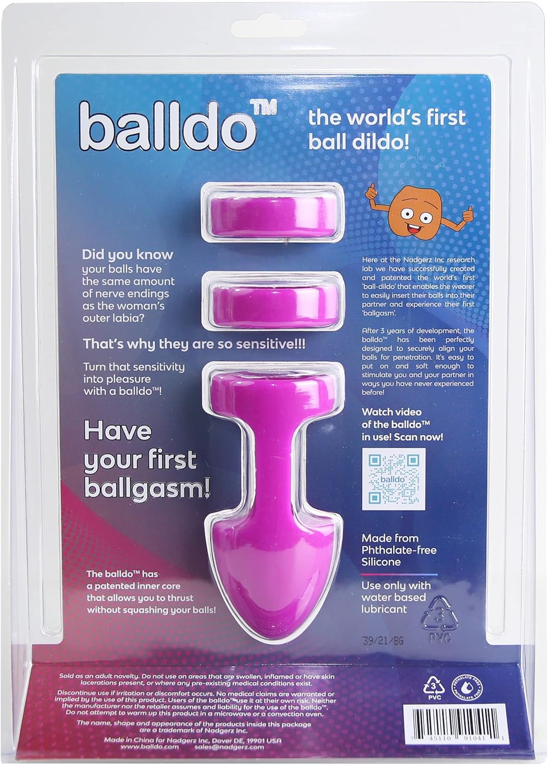 Balldo Worlds First Ball Dildo Set, Purple image number 2