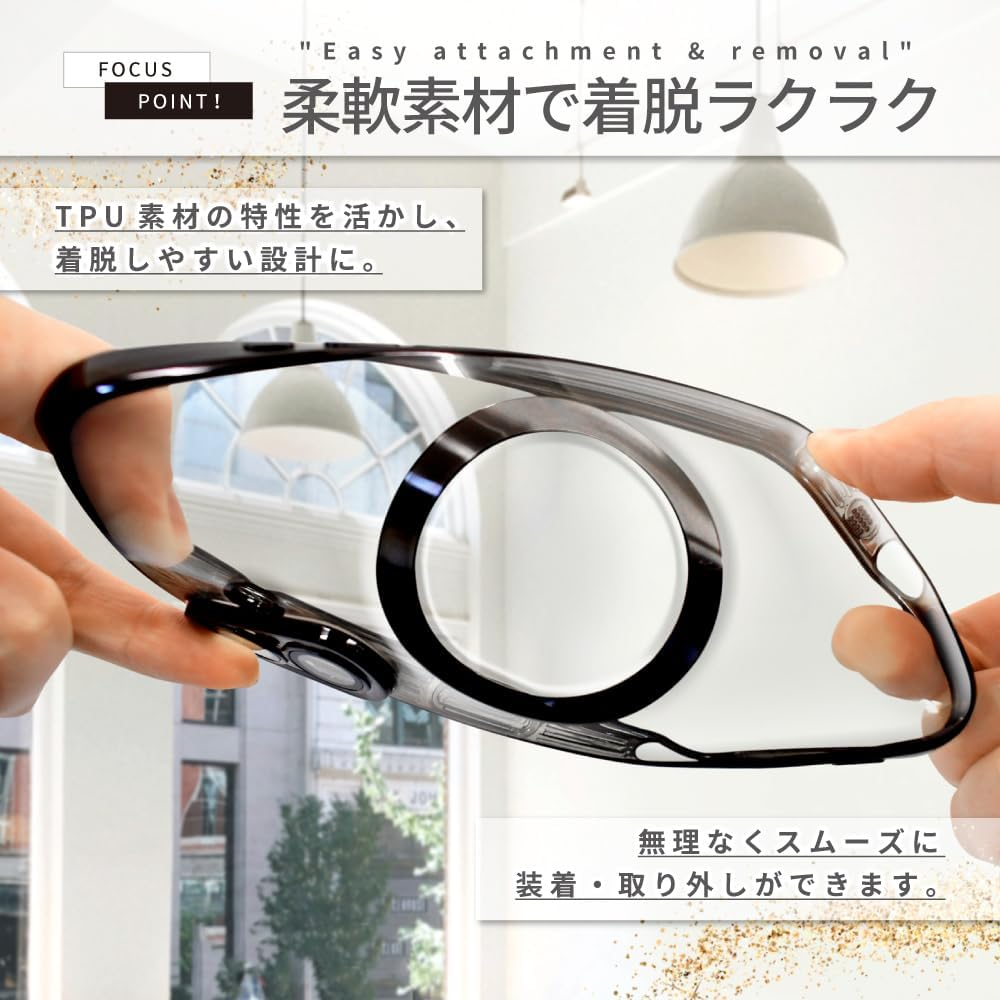 Sizkawil Re Iphone 16E Case, Magsafe Compatible, Sparkling, Lens Protection Cover, Wireless Charging, Shockproof, Hybrid 6, Smartphone Case, Pack of 1, Glitter Dark Purple image number 2