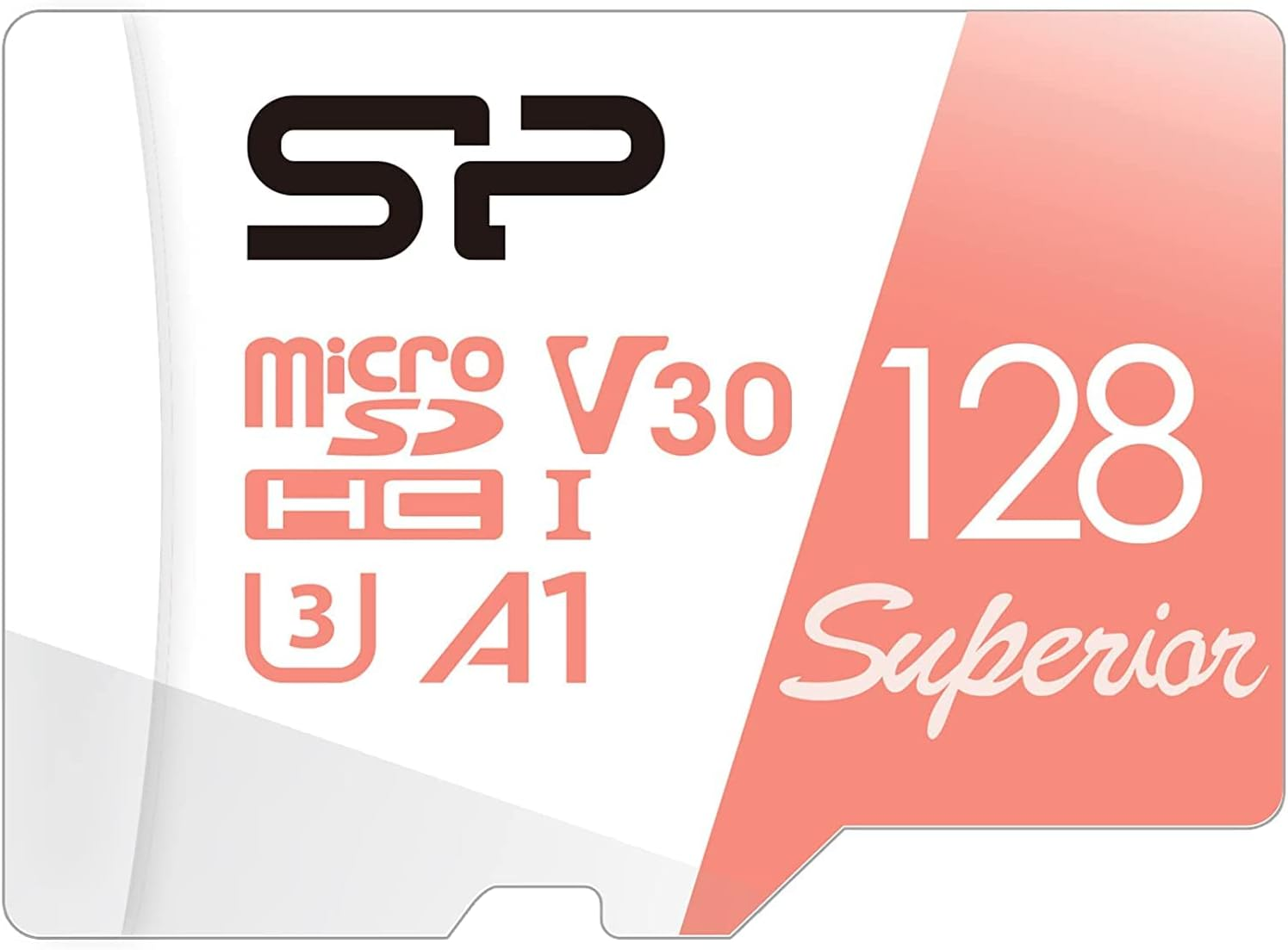 Silicon Power 128GB Microsdxc UHS-I Micro SD Card with Adapter, up to 100Mb/S Read & 80Mb/S Write, C10 U3 V30 A1 4K UHD Video, High Speed Microsd Memory Card, Superior A1 Series image number 1