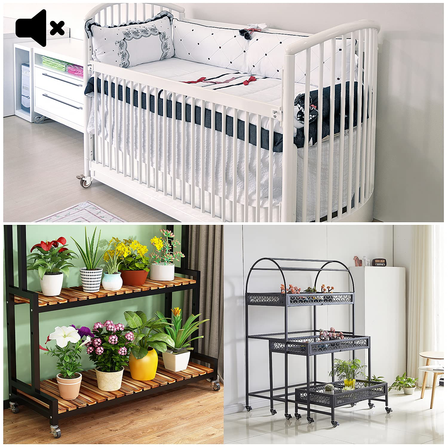 DBREAKS 4 X Transport Castors 50 Mm, Swivel Castors with Brakes Made of TPE M10 X 25 Mm with Thread, Swivel Castor with Threaded Pins, Furniture Castor, Brake Roller, Capacity 108 Kg Total, Rubber image number 5