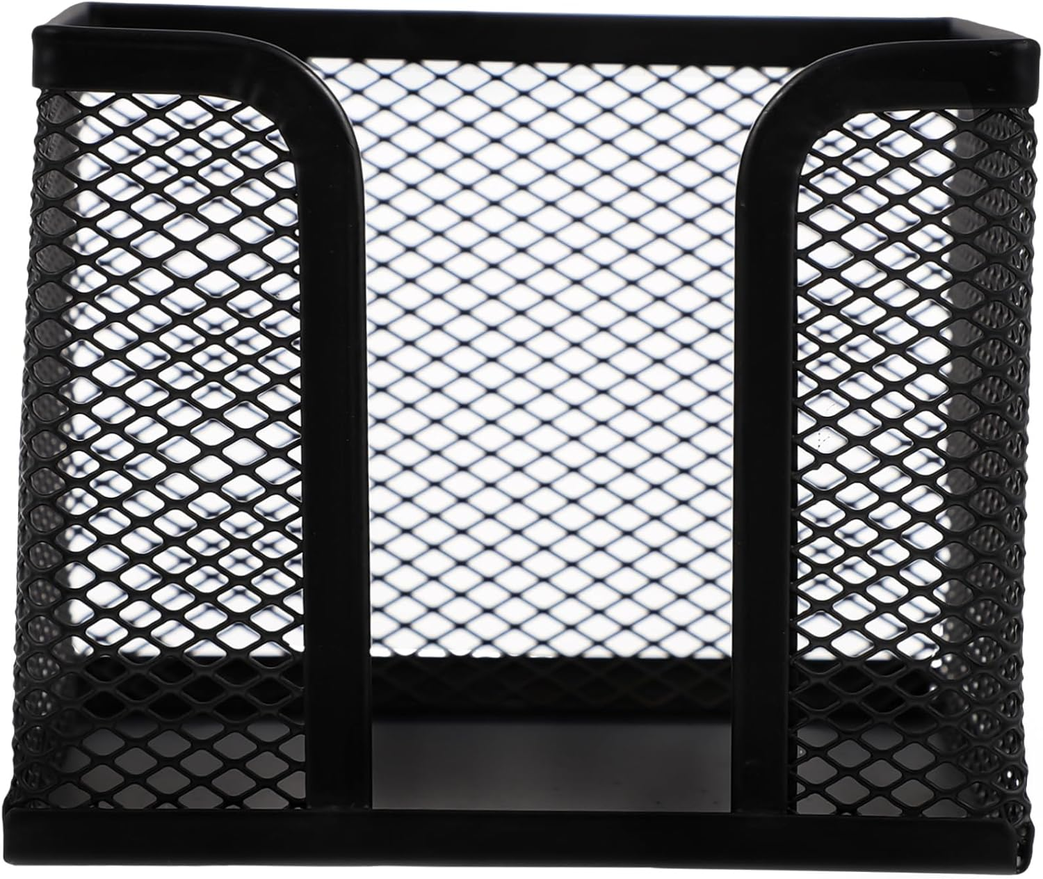 CANIGHT 5Pcs Memo Pad Holder Multifunctional Desk Organizer for Notes Pens Napkins Mesh Storage Box for Home Office School Stylish Desktop Accessory image number 5