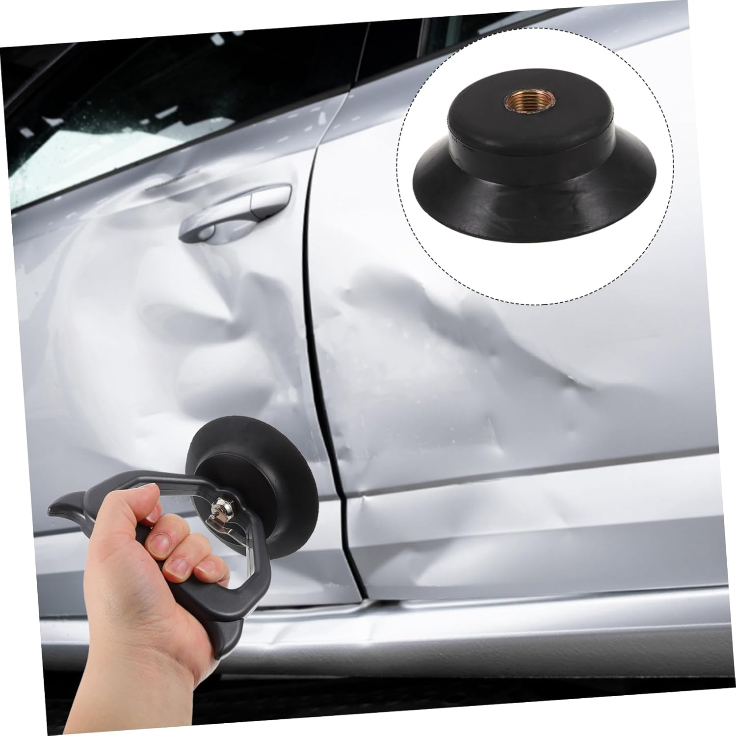 HOLIDYOYO Efficient Car Dents Removal Pneumatic Suction Cup Puller for Automotive Repair image number 1