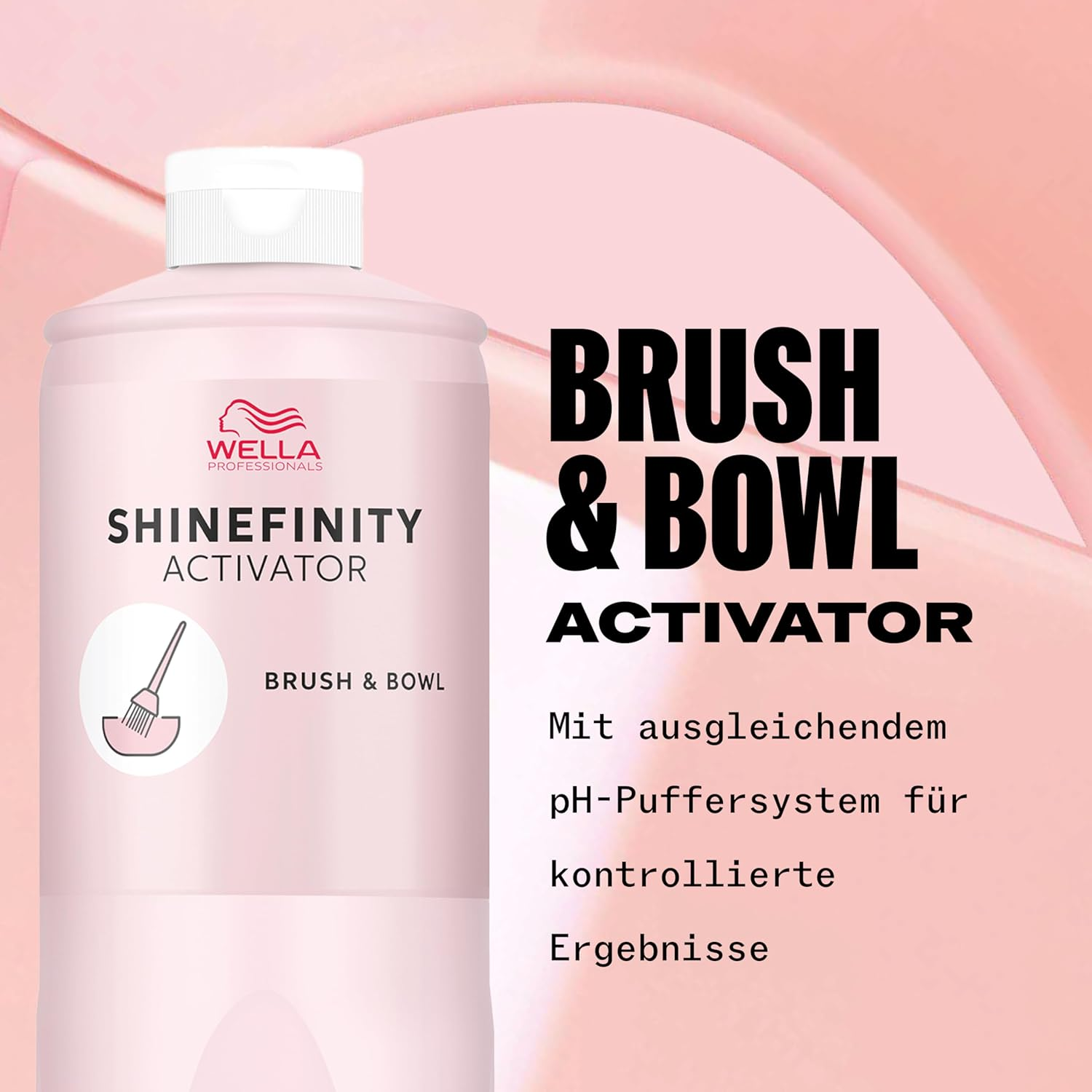 Wella Professionals Shinefinity Activator - Brush & Bowl - 2% Developer for Precise Application with Bowl & Brush - for Shinefinity Glaze Demi-Permanent Tint - Ph Controlled & Gentle - 1L image number 4