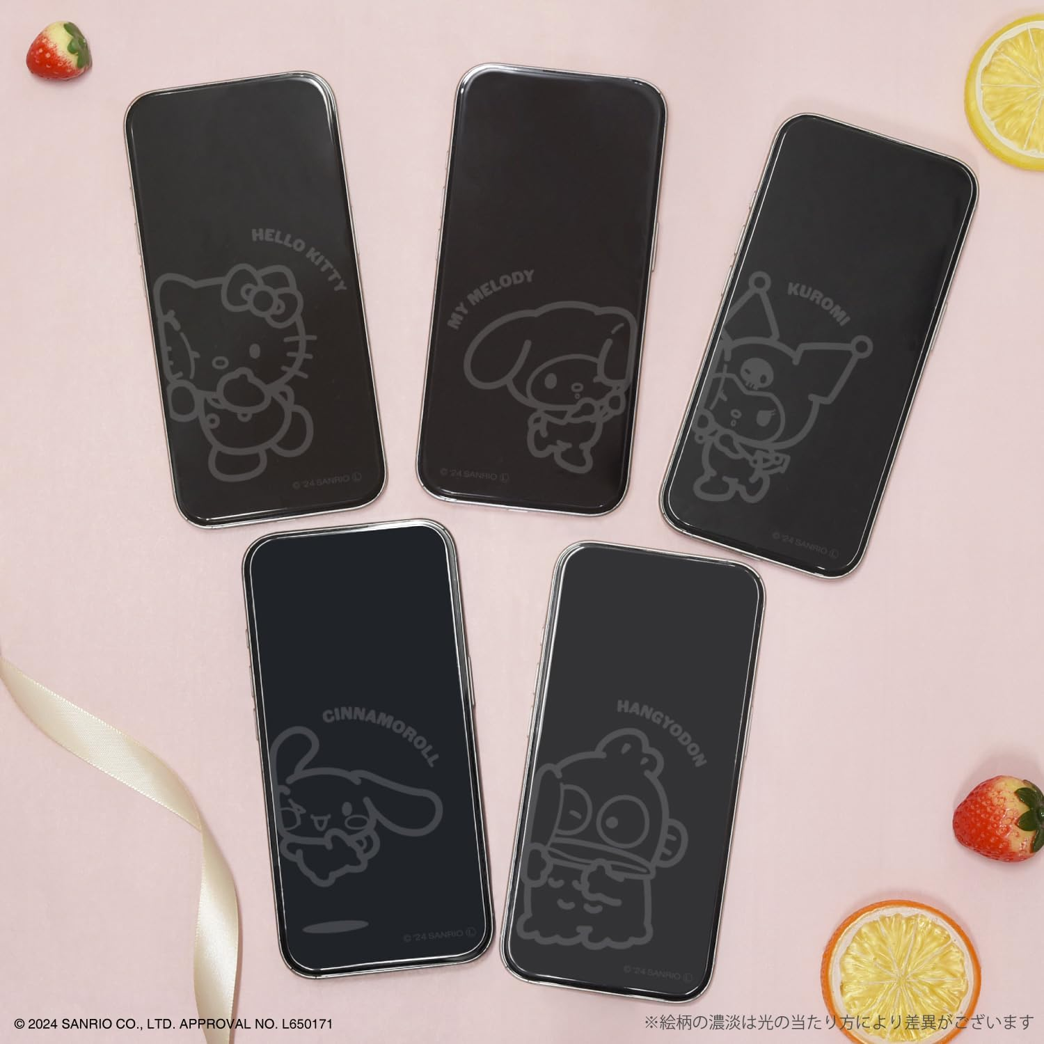 Gourmandies Sanrio Characters Iphone 16/15 / 15 Pro / 14/14 Pro / 13/13 Pro Glass Screen Protector My Melody SANG-479MM image number 2
