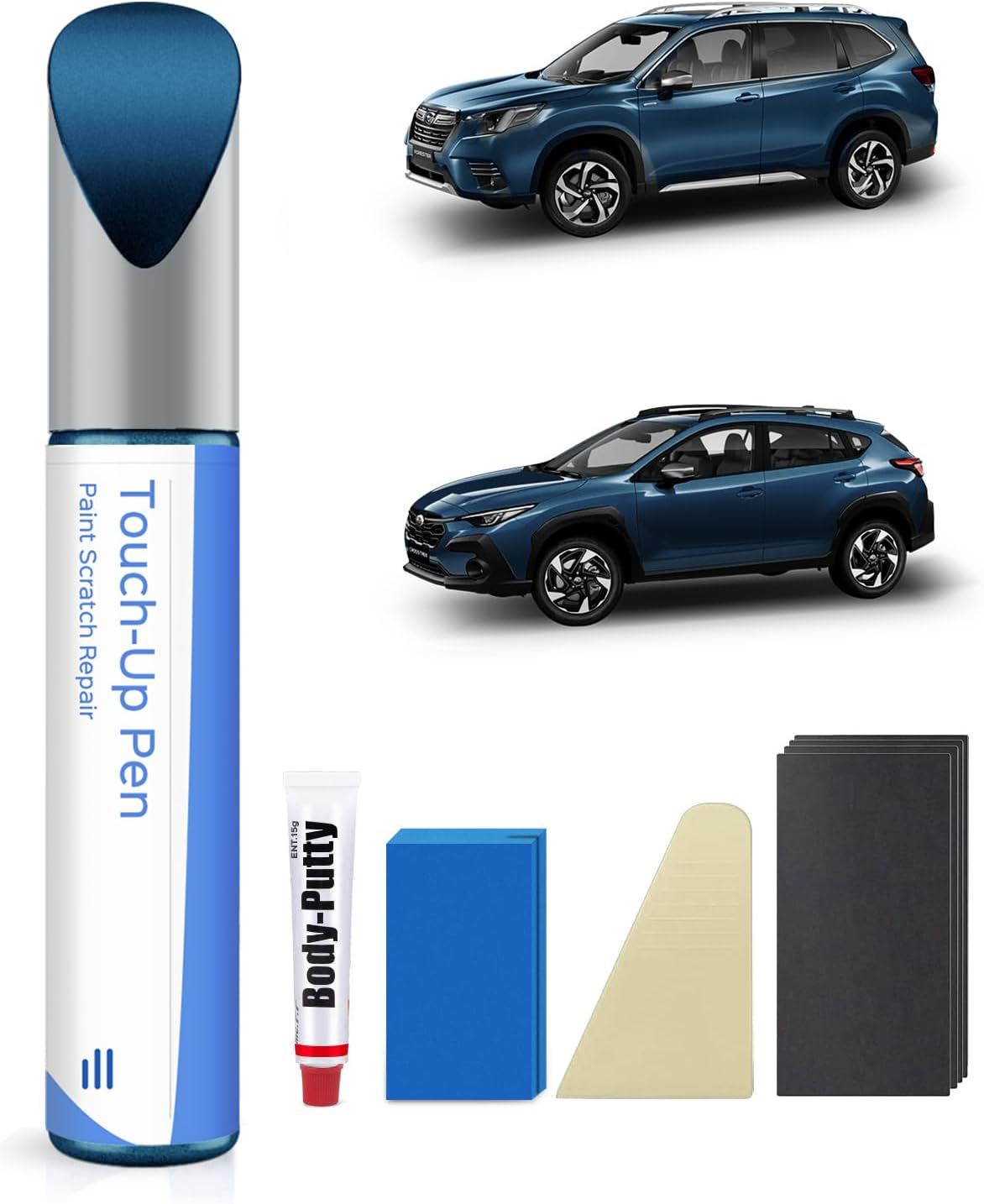 WR Blue Pearl(K7X) Touch up Paint Repair Kit Compatible with Subaru - DIY Kit Exactly Matches Chips and Nicks image number 3