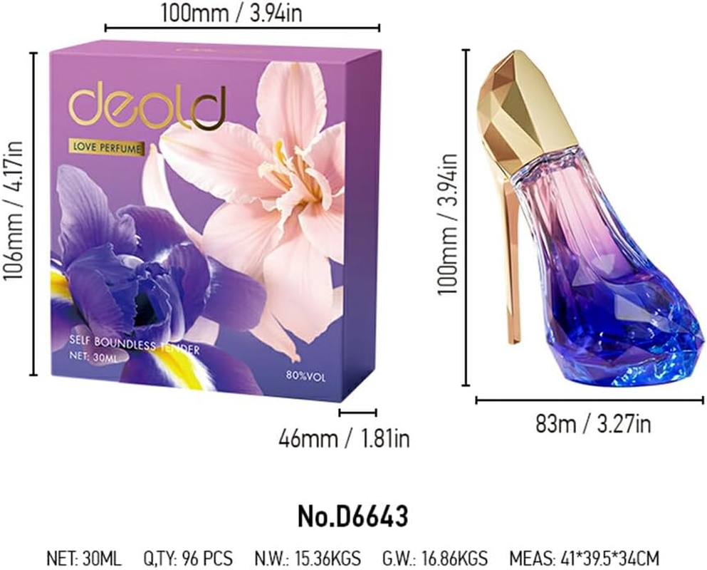 WUISOLQP Noble High Heel Styling Perfume Charming and Luxurious Fragrance for Elegance Classic Feminine Fragrance Experience image number 5