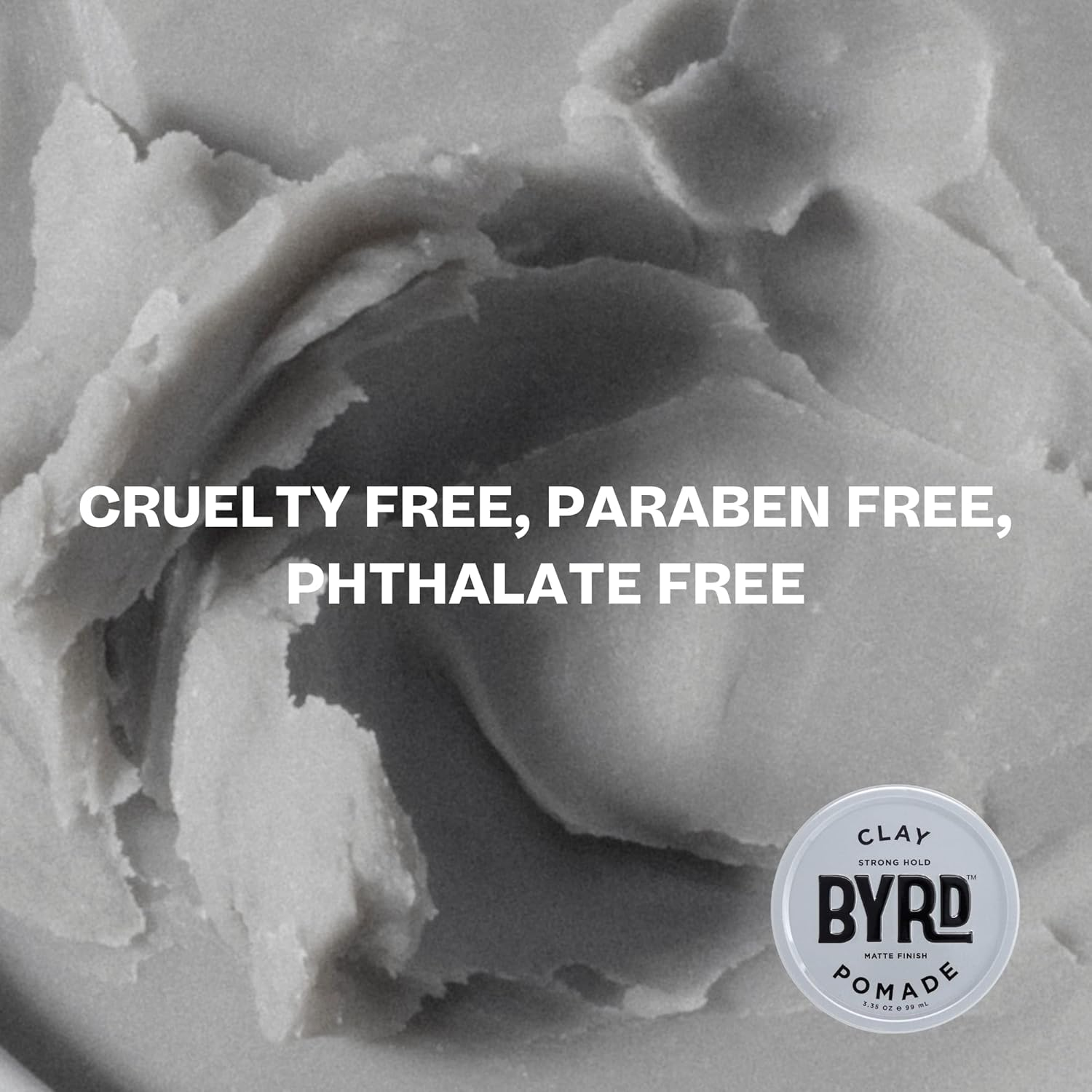 BYRD Hair Clay Pomade Mens Strong Hold/Matte Finish, 100Ml image number 6