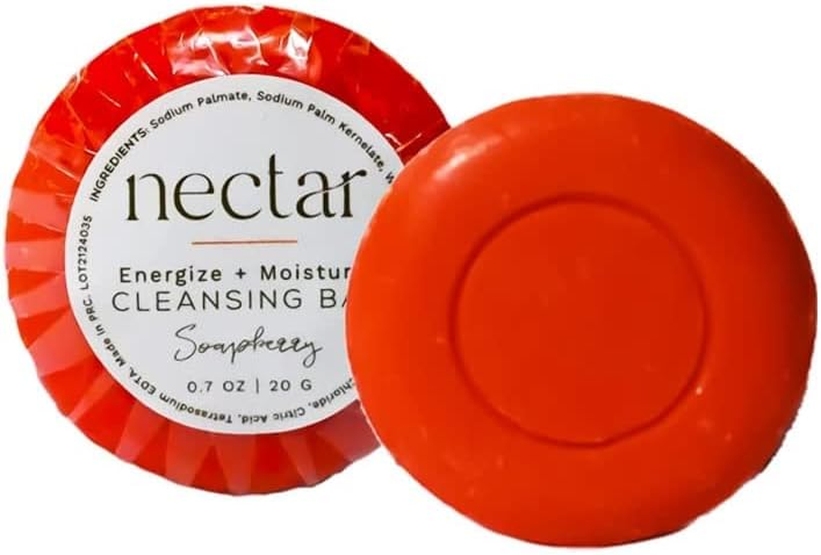 Nectar Bulk Cleansing Bar round | 100 Count, 0.9 Oz | Sweet Orange Blossom, Mini Travel Size Toiletries (100% Recyclable Pleat Wrap) Hotel Amenities, Airbnb Rentals, Suitable for All Skin Types
