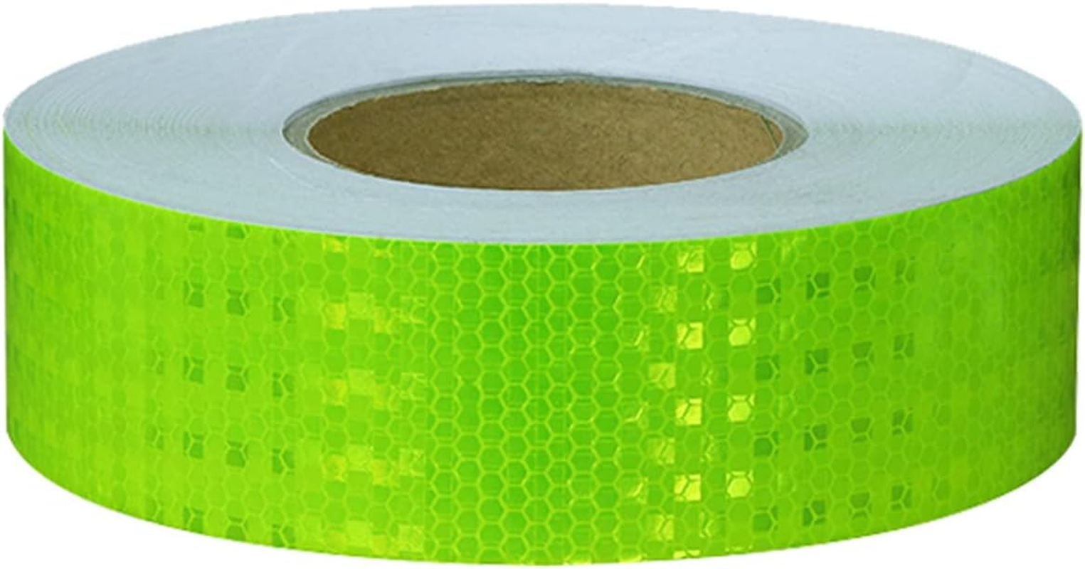Reflective Tape Reflective Tape Warnig Tape Self-Adhesive High Intensity Reflective Sticker(Red)