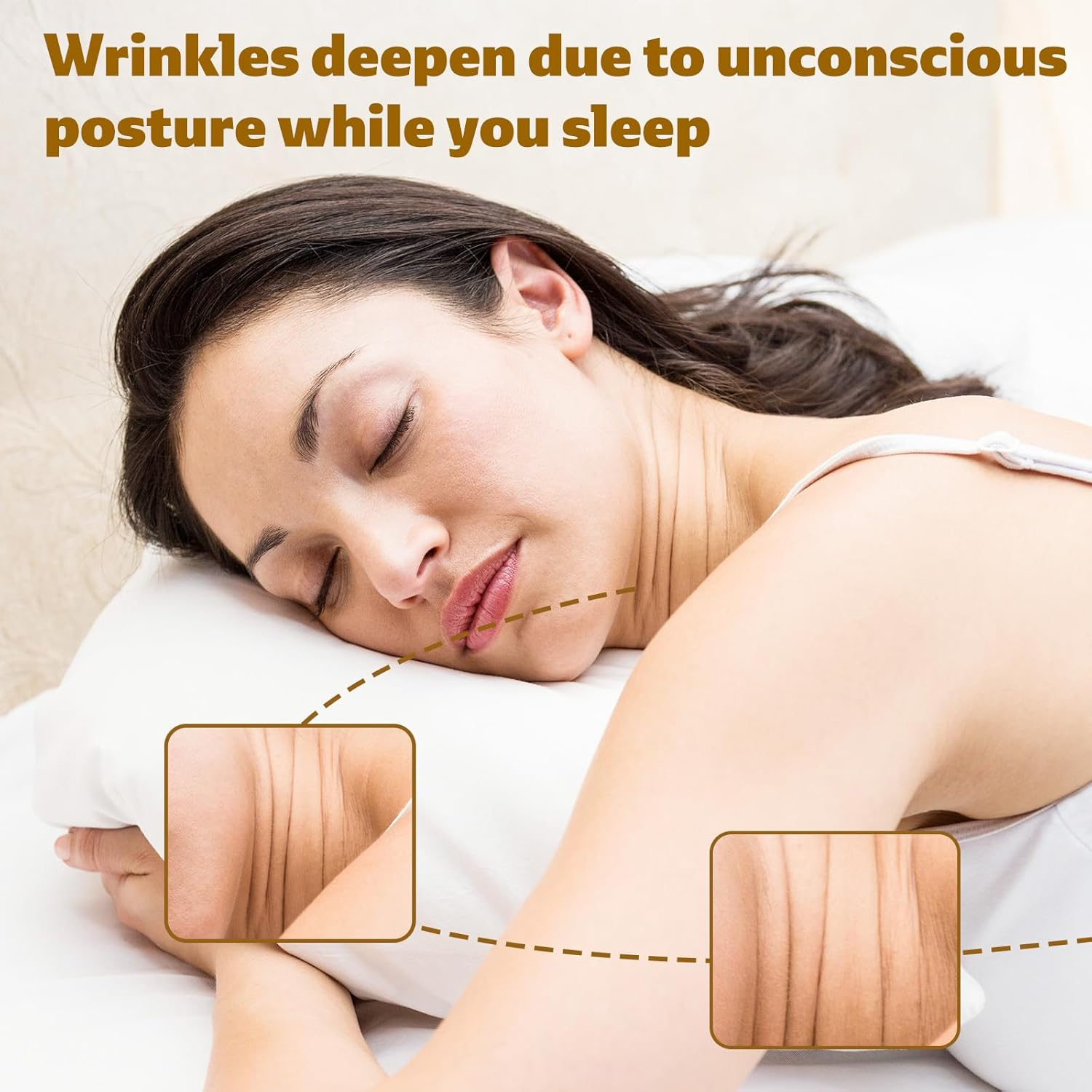 Lasuroa 4Pcs Chest & Neck Wrinkle Pads, Silicone Transparent Cleavage & Decollete Patch Beauty Accessories for Woman Smoothing Skin image number 4