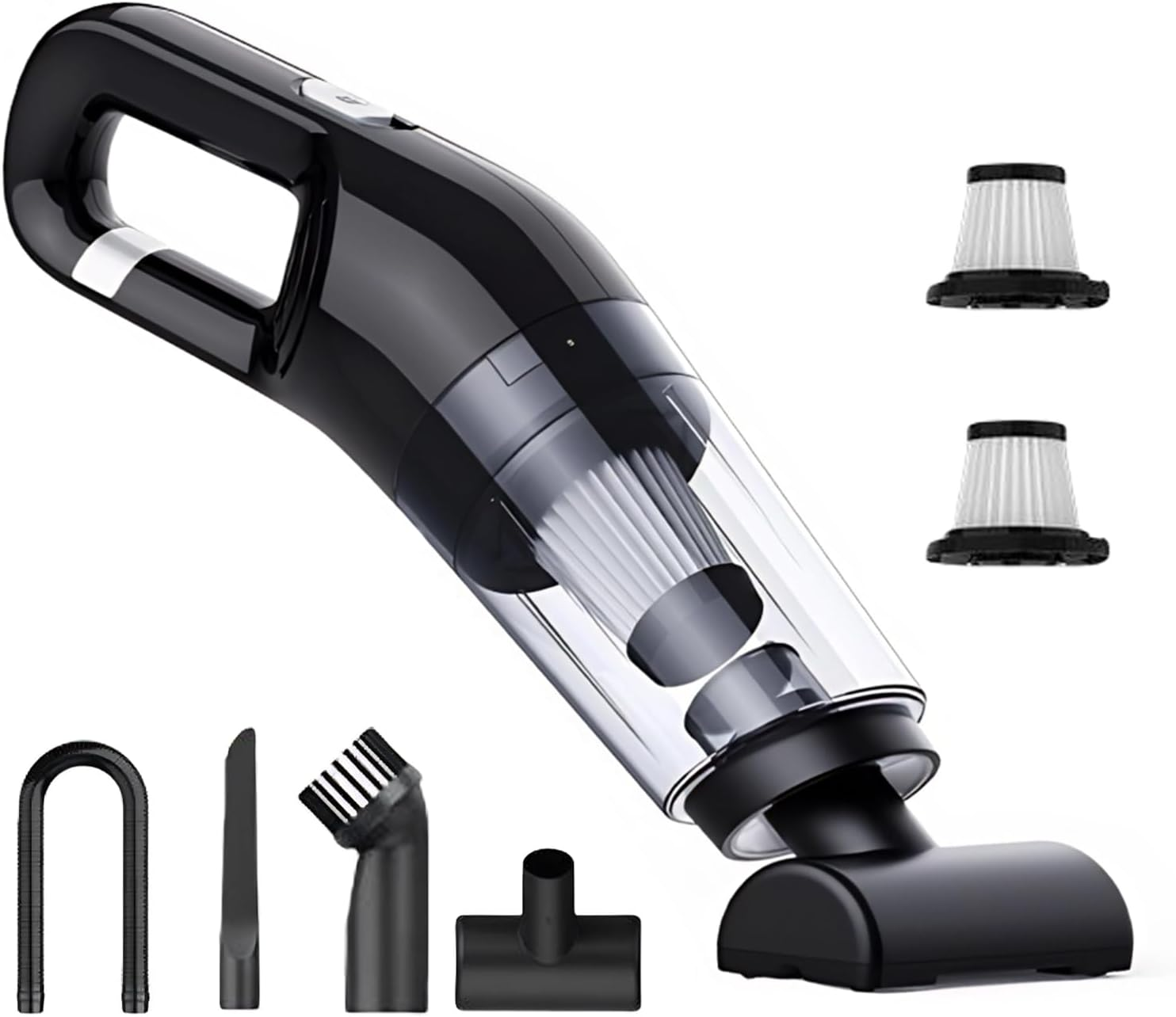Handheld Portable Car Vacuum Cleaner, 10000Pa Vacuum Cleaner, 120W High Power Hand Held Vacuum and Multi-Nozzles for Car, Home, Office, Pet image number 6