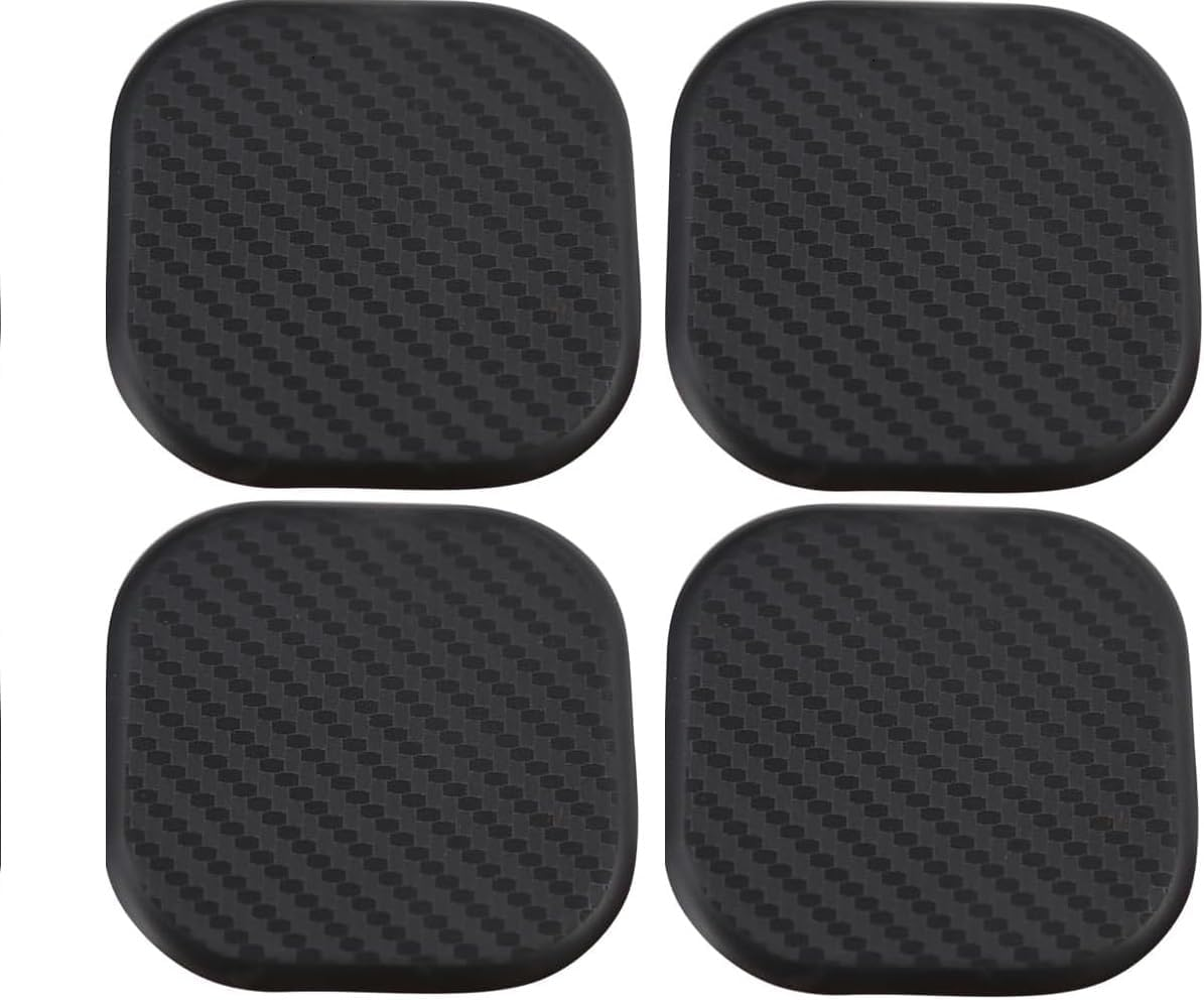 Garneck 4PCS CAR Coaster - 4PCS Universal Non-Slip Cup Holders Embedded in Ornaments Coaster - Silicone Car Coasters Car Interior Accessories - Cup Mat for Vehicle Car Accessories image number 6