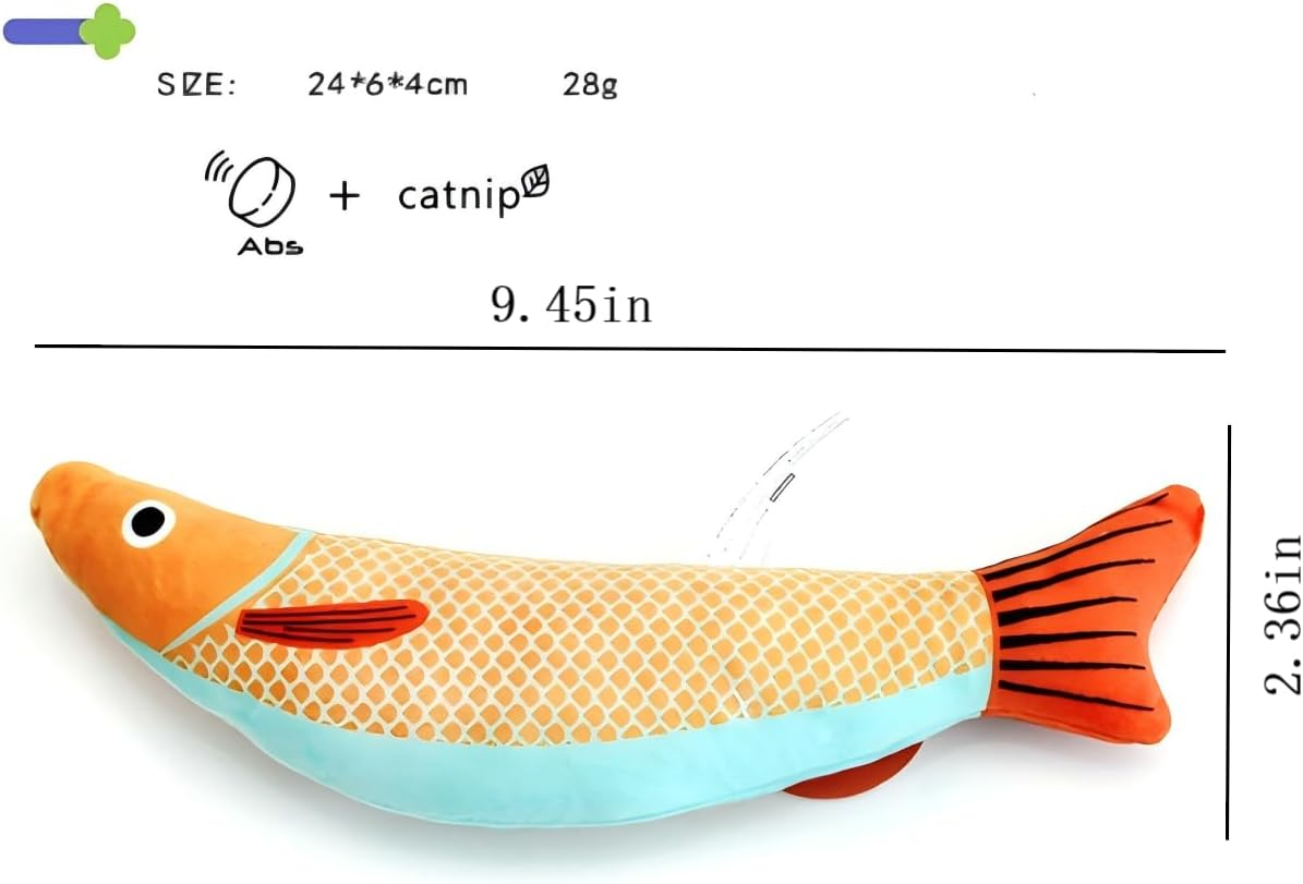 AHGXG - Catnip Toy, 3PCS Cat Chew Toys, Bite Resistant Catnip Toys with Bell Inside, Plush Cartoon Kitten Teething Interactive Toy for Cats image number 2