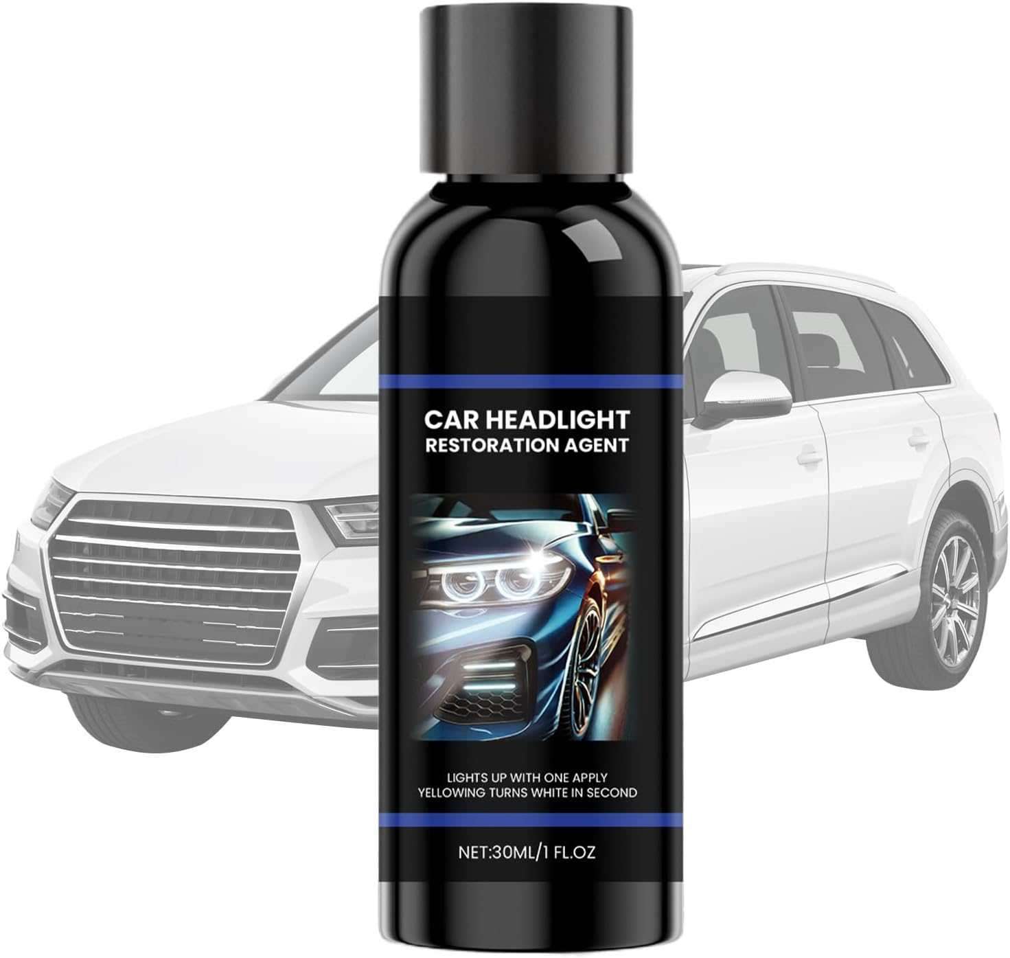 Gwtdtoad Headlight Cleaner | Headlamp Care Agent for Vehicle | 4-In-1 Waterproof Gentle Headlight Restoration Agent for Vehicle, Truck, Automotive Lens Repair image number 1