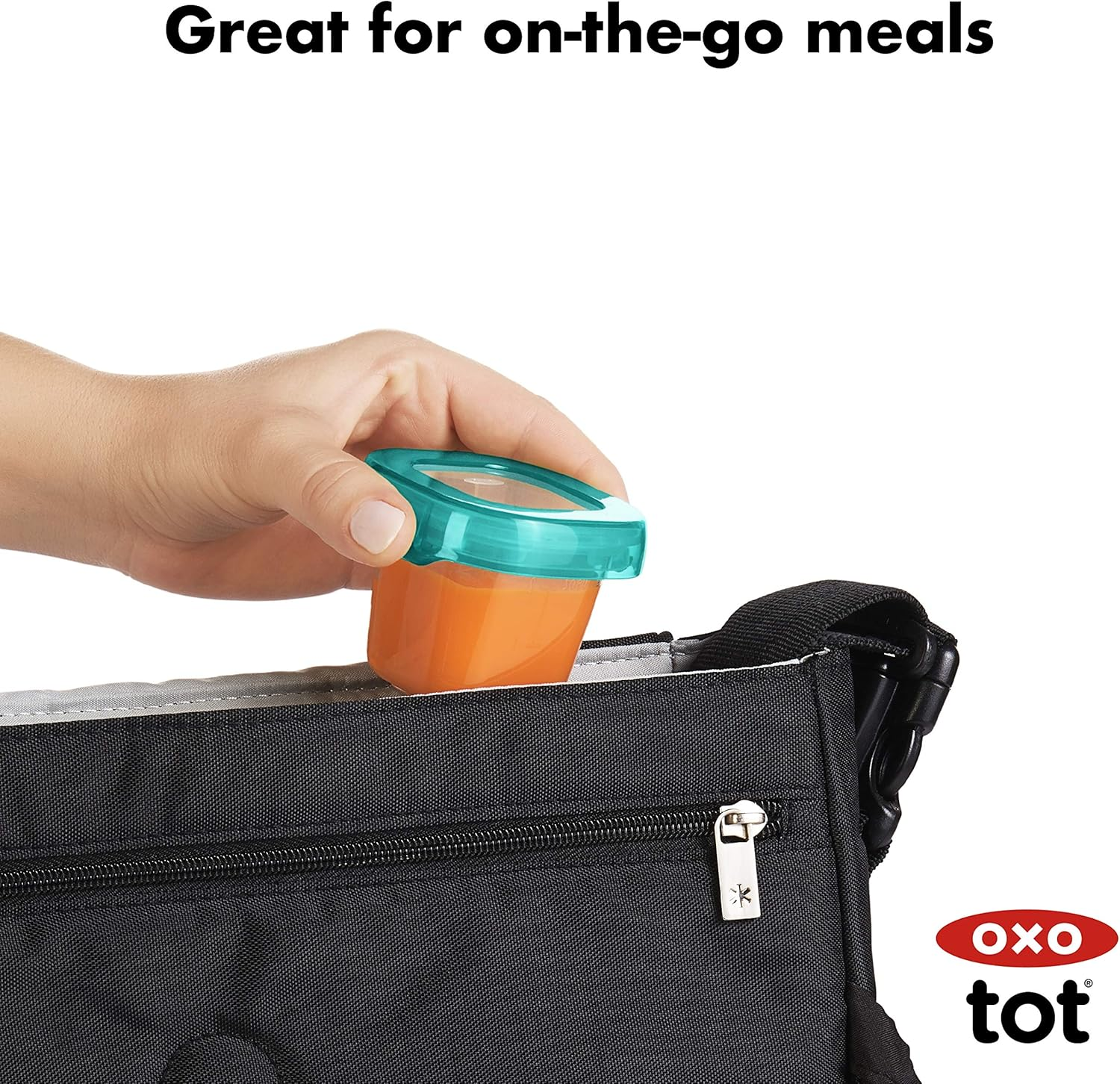 OXO Tot 12-Piece Baby Blocks Set, Teal image number 5