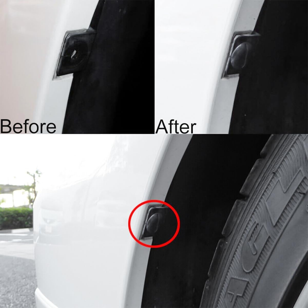 20 Pcs Front Fender Bumper Cover Clips, Fender Liner Retaining Clip with Pin, Nylon Retainer Clip Fasteners Kit for Car, Compatible with OEM 47749-58010 53879-58010