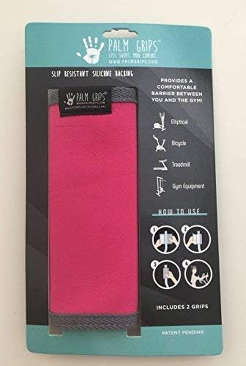 Sweat Grips for the Use on Gym Equipment. Comfortable, Soft Microfiber or Chamois Grips with a Silicone Backing for Slip Resistance and Velcro Closure. Machine Washable.