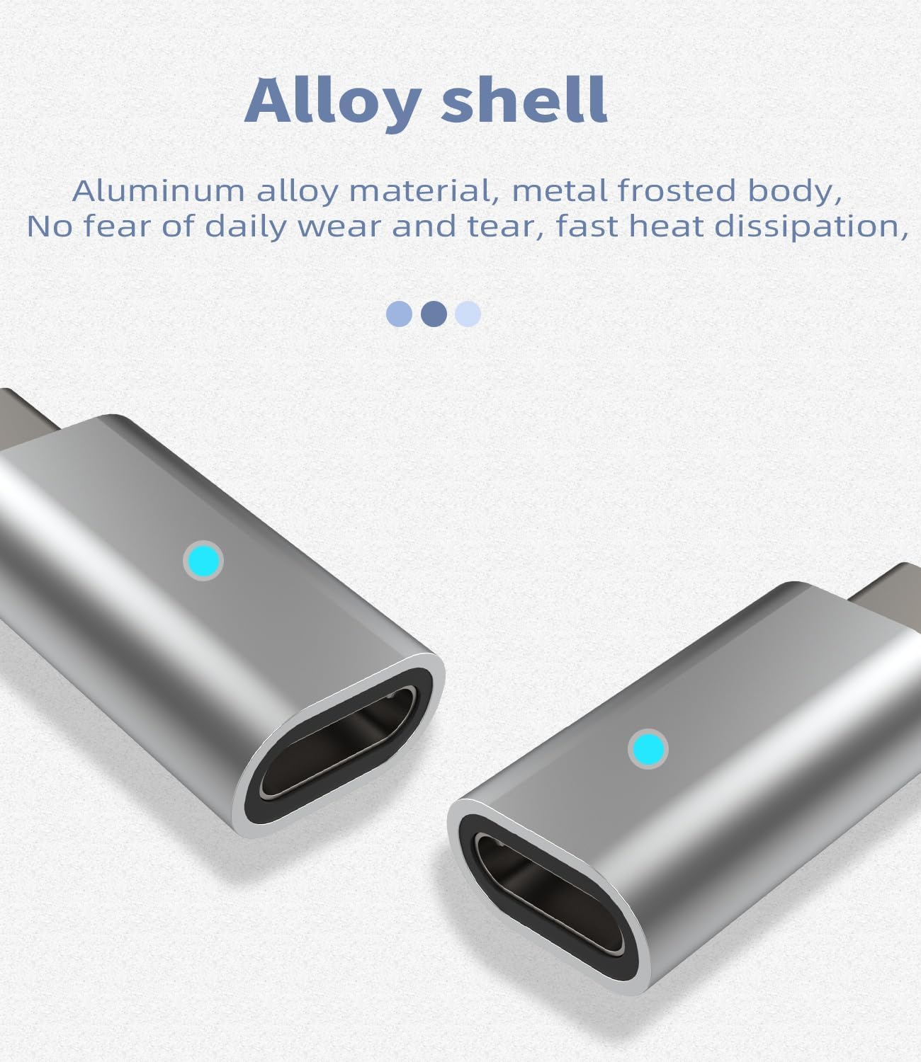 Lightning Female to USB C Male Adapter(3 Pack) for Apple MFI Certified Charger Cable Adaptor for Iphone 16 15 Pro Type C Port Converter for Ipad Mobile Power Charging Connector Compatible for Samsung image number 3