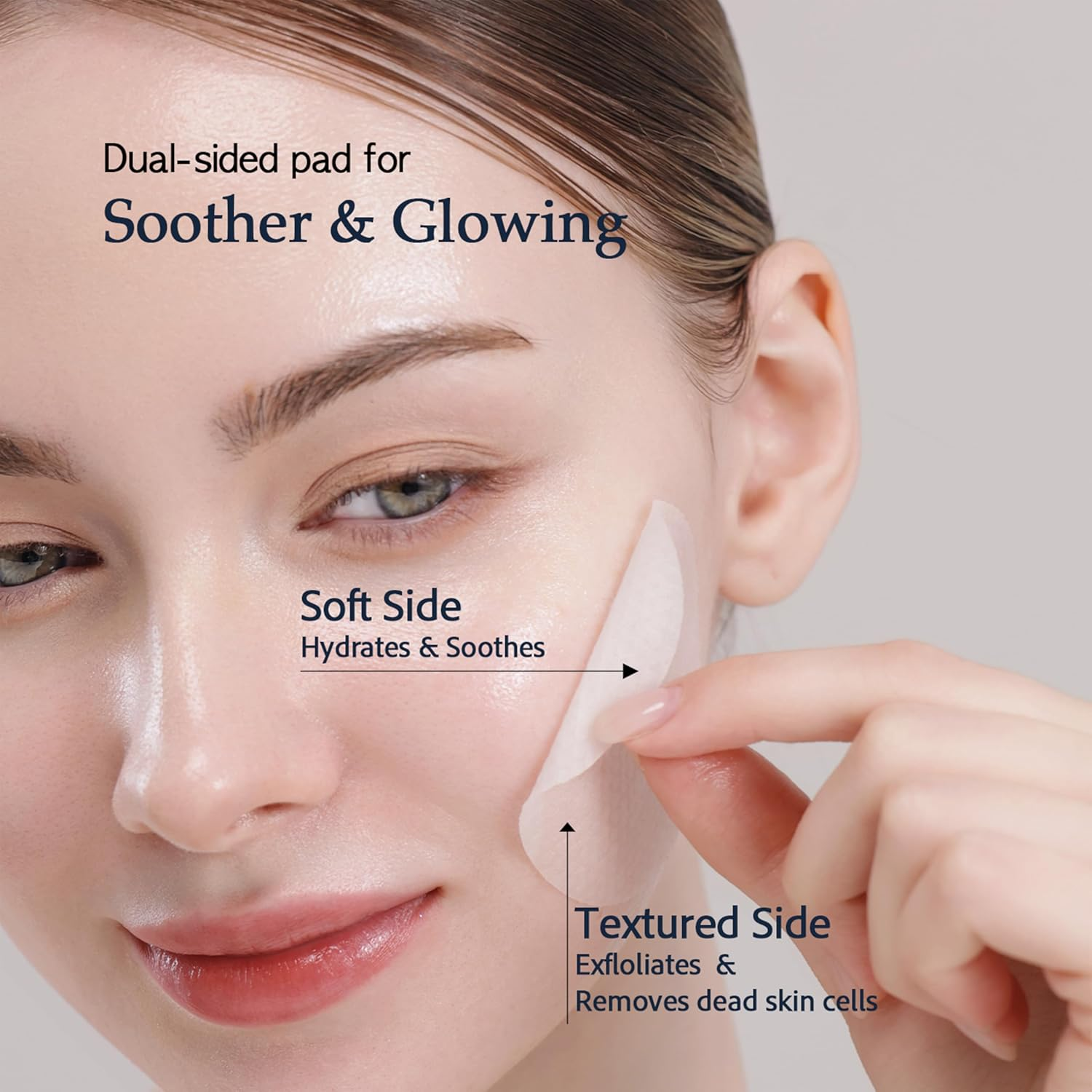 Re.Spn PHA Succinic Acid Calming Toner Pads &ndash; Daily Exfoliating, Hydrating and Soothing with CICA, Caffeine, Non-Comedogenic, Vegan, Glass Skin, K-Beauty (70 Count) image number 3