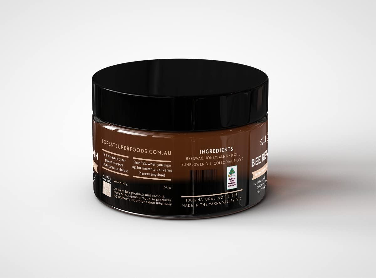 Forest Super Foods Bee Repair Balm | 60G | All Natural | Great for Everything Including Chaffing, Dry Lips and Hands and Repair Cracked Skin image number 4