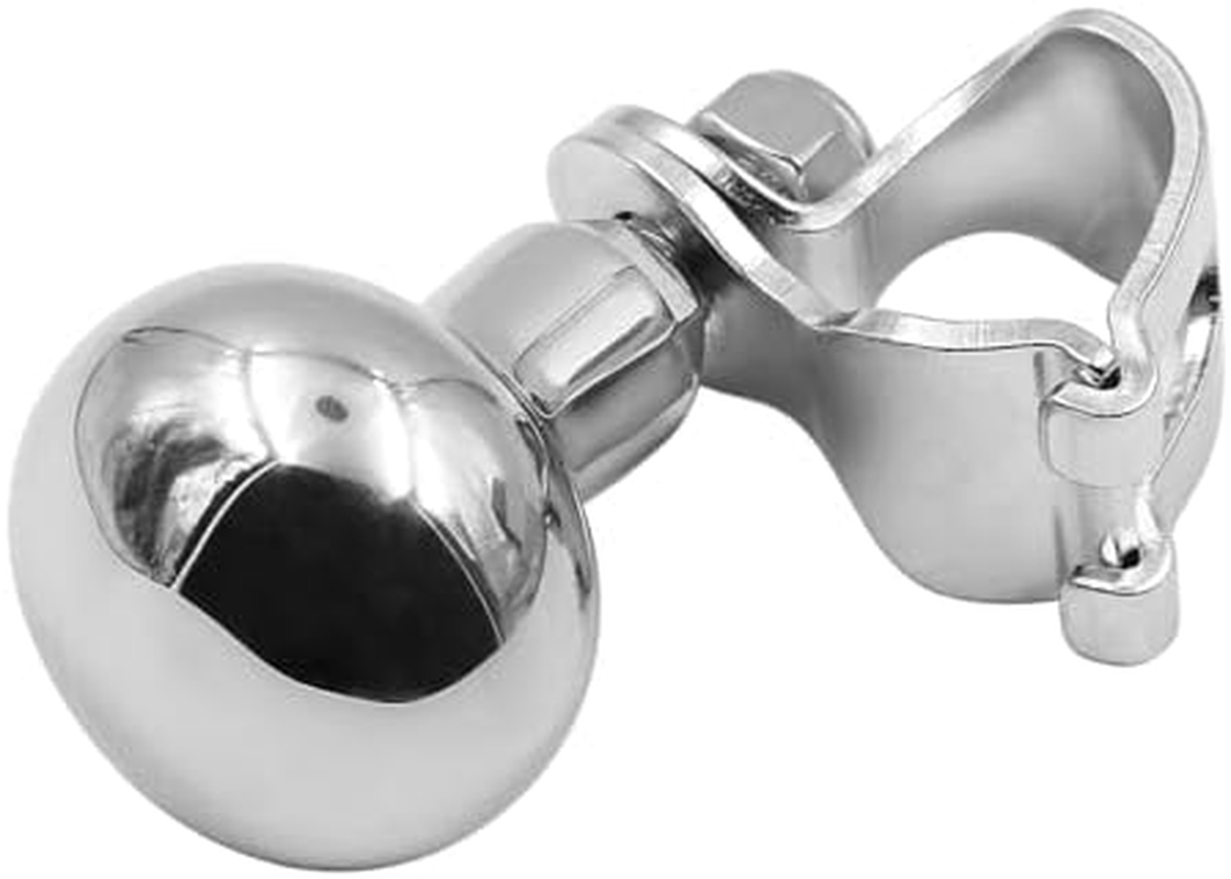 316 Stainless Steel Boat Steering Wheel Knob - Marine Sport Boat Yacht Steering Wheel Spinner Knob for Easy Maneuvering and Control image number 1