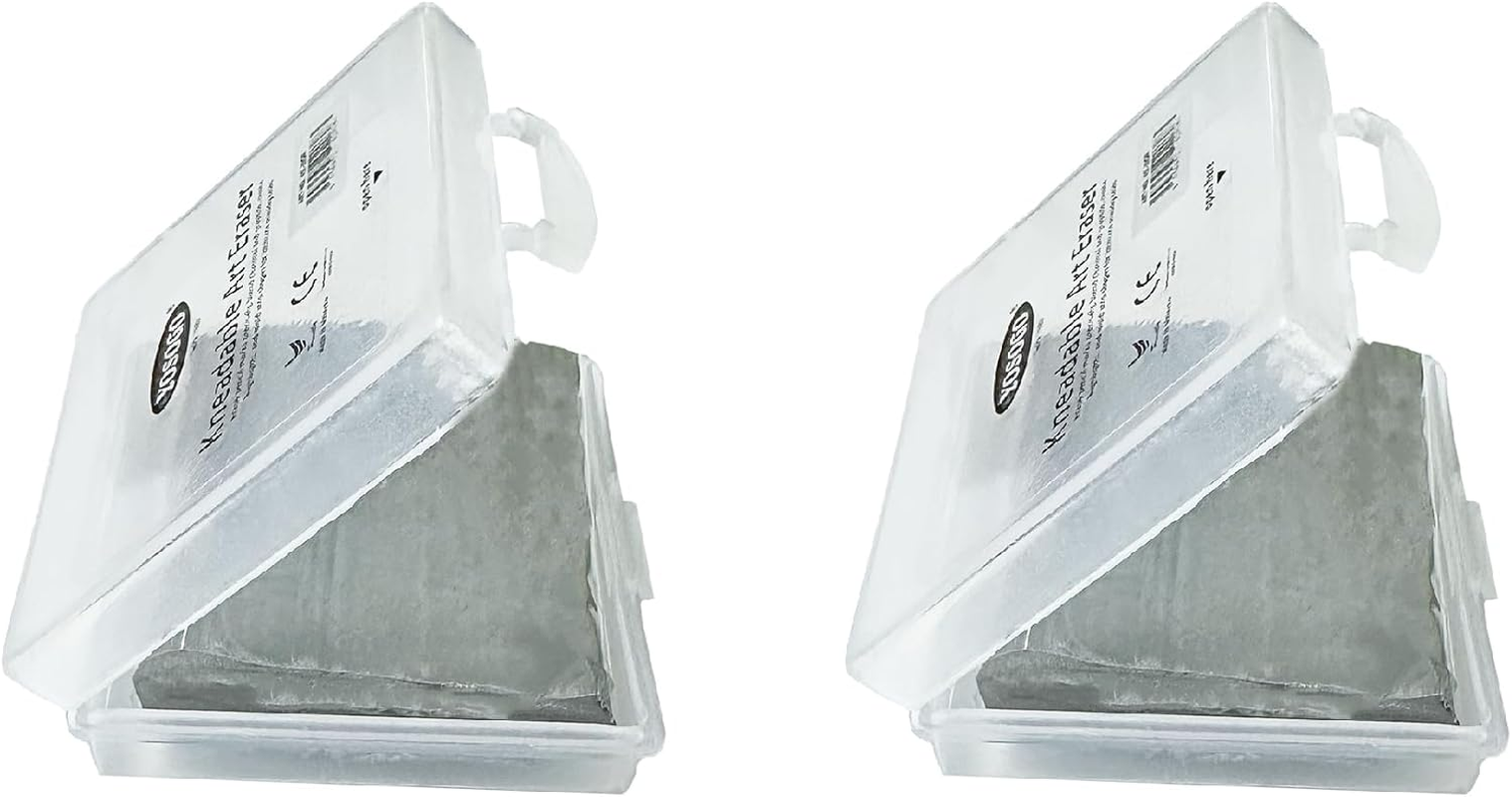 Yosogo Kneadable Art Eraser with Case (Grey, 2) image number 2