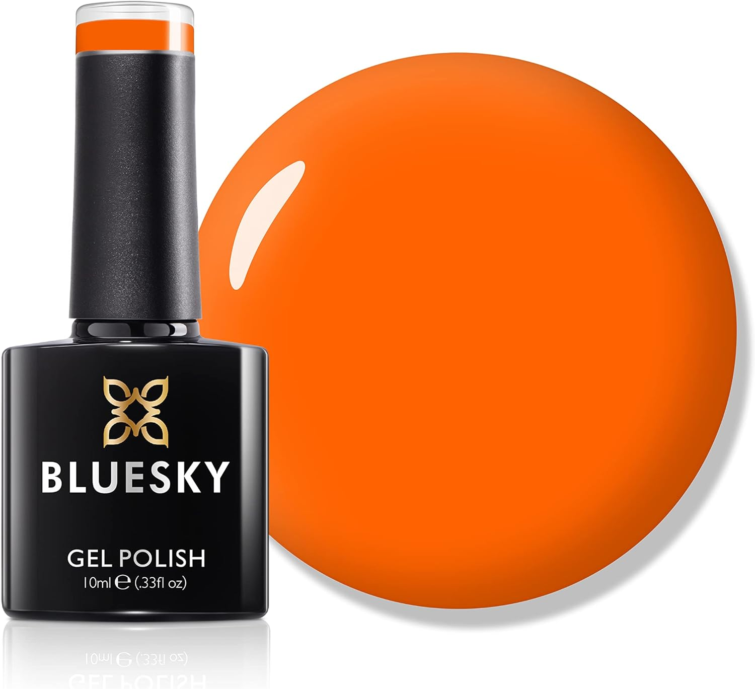 Bluesky Orange Hot Chilli Gel Nail Polish 10 Ml, Bright Orange image number 6