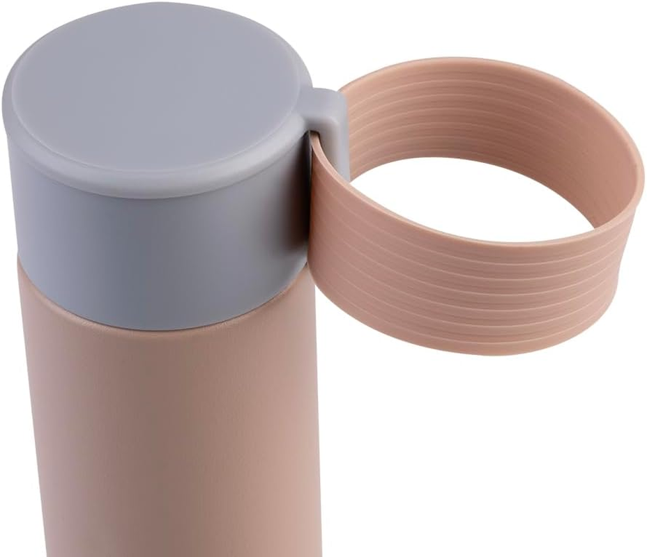 Oasis 'Skinny Mini' Stainless Steel Double Wall Insulated Drink Bottle W/Powdercoat 250Ml - Latte image number 3