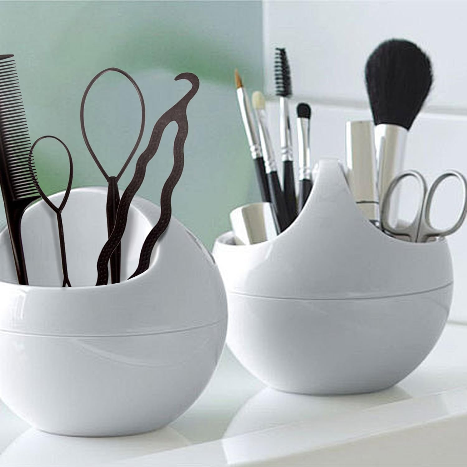 4 X Banana Hair Pins (Shiny/Matte/Turtle) + Hairdressing Set Curly Hair Non Slip