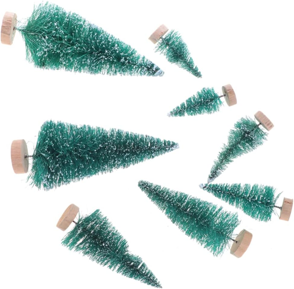 Christmas Tree Model 34Pcs Ornaments Neutral Home Decor Desktop Christmas Tree Accessory image number 1