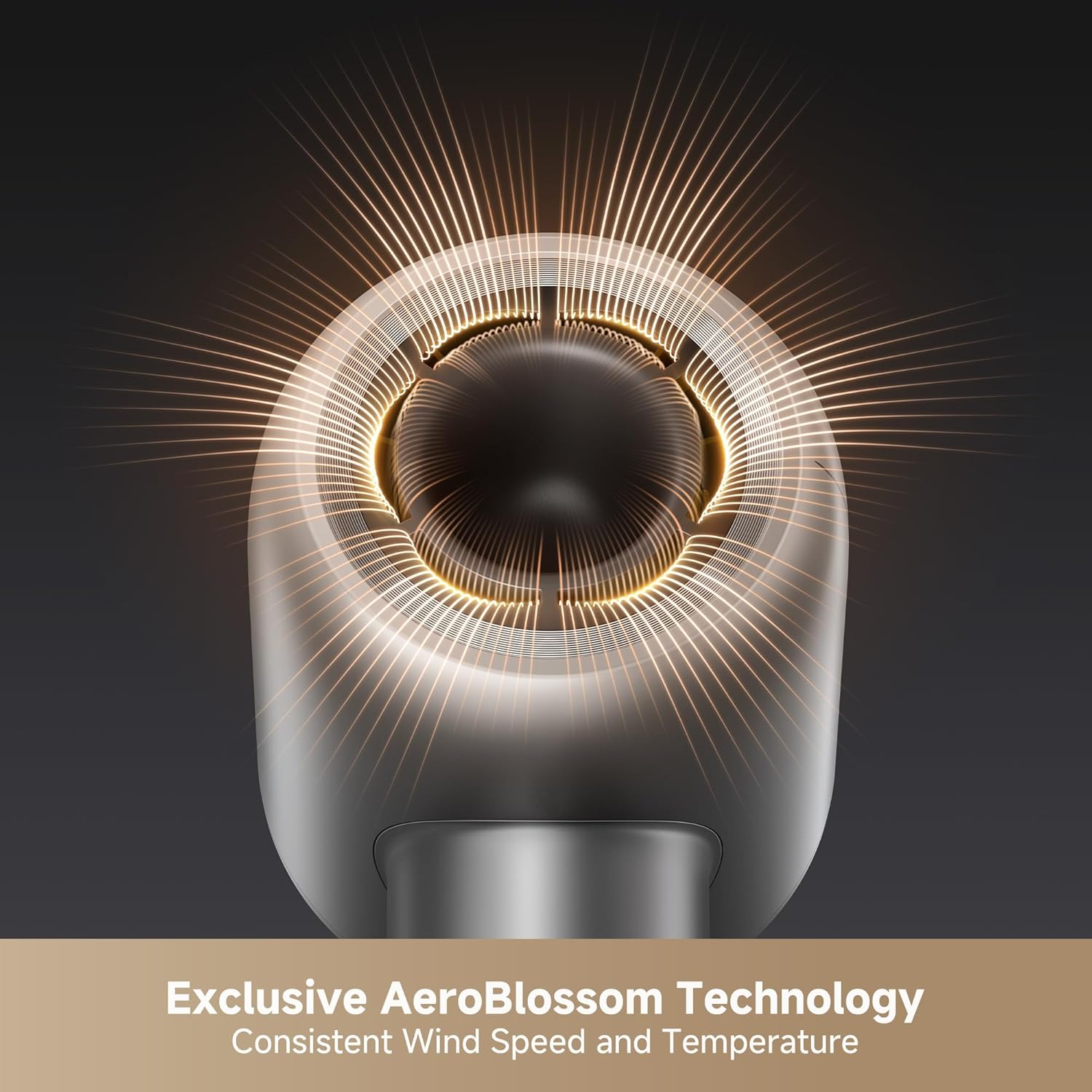 MOVA Shine 10 Upgraded Hair Dryer for All, Exclusive Aeroblossom Technology, 110,000Rpm Brushless Motor, Plasma Hair Care, 1000T/S NTC Monitoring, Multiple Drying Modes, Silver image number 6