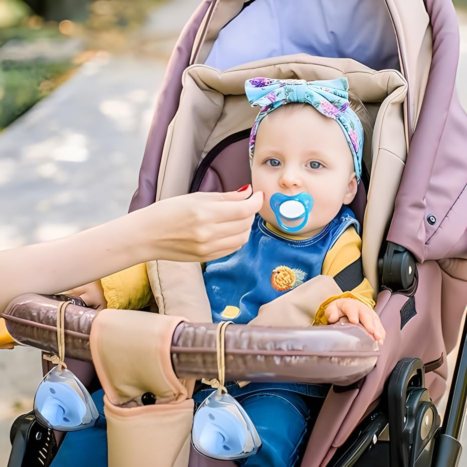 Portable Clear Pacifier Holders, Container, Storage Holder & Cover Cases 10Pcs. image number 5