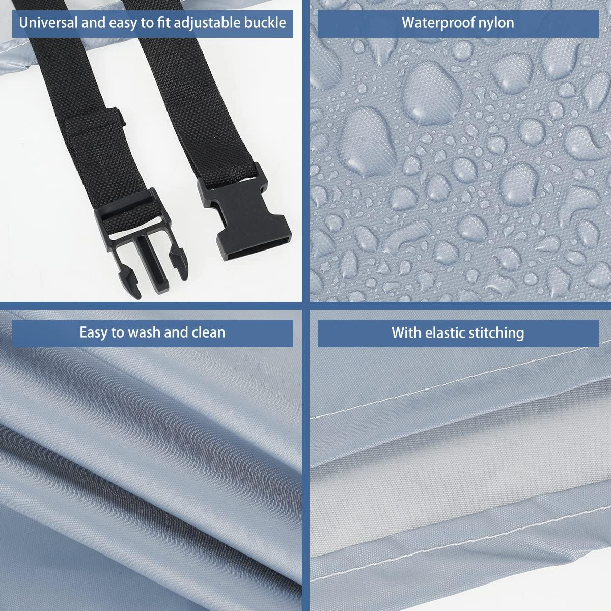 Caravan Hitch Cover Universal Trailer Jack Cover Waterproof Dust-Proof Tow Hitch Protection Cover Breathable Heavy-Duty Tow Hitch Cover for Caravans Motorhomes Trailer Pouywh(Grey)