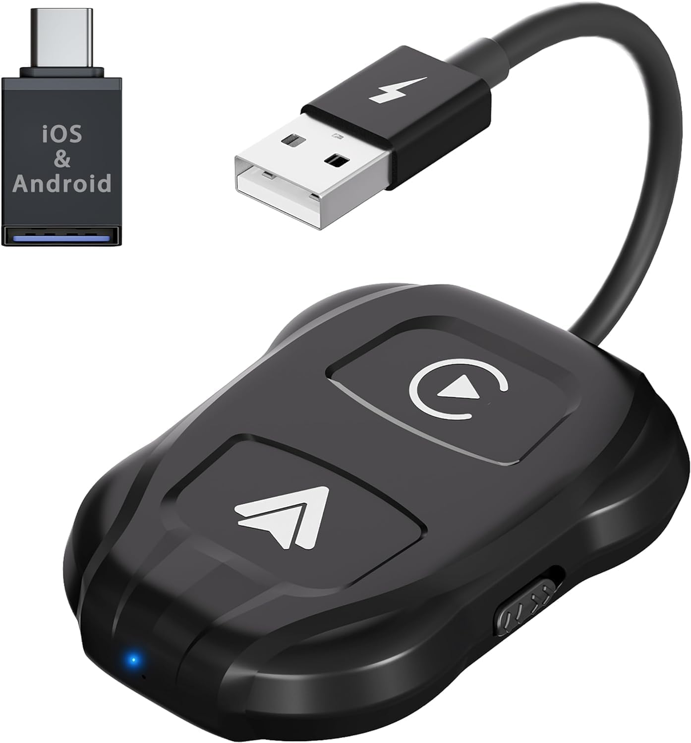 Wireless Carplay Adapter for Iphone& Android,Converts Wired Carplay to Wireless,5Ghz Wifi, Plug and Play,Suitable for Models with Built-In Carplay,For Ios 10+ image number 5