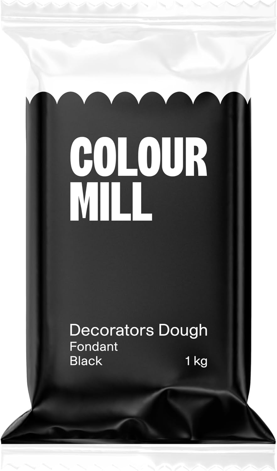 Colour Mill Decorators Dough Premium Ready to Roll Fondant Black 1Kg image number 6