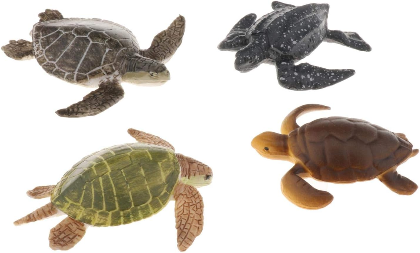 Animal Figures Animal Toys 4PCS Animal Sea Turtle Figures Animals Toys for Child image number 3