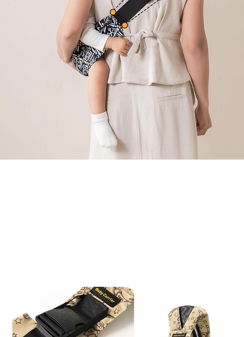 Baby Carrier Toddler Sling Ergonomic, Front Carry for Newborns & Older Babies 8-32 Lbs Infants Adjustable Size Breathable for Shopping & Travel Lightweight Portable