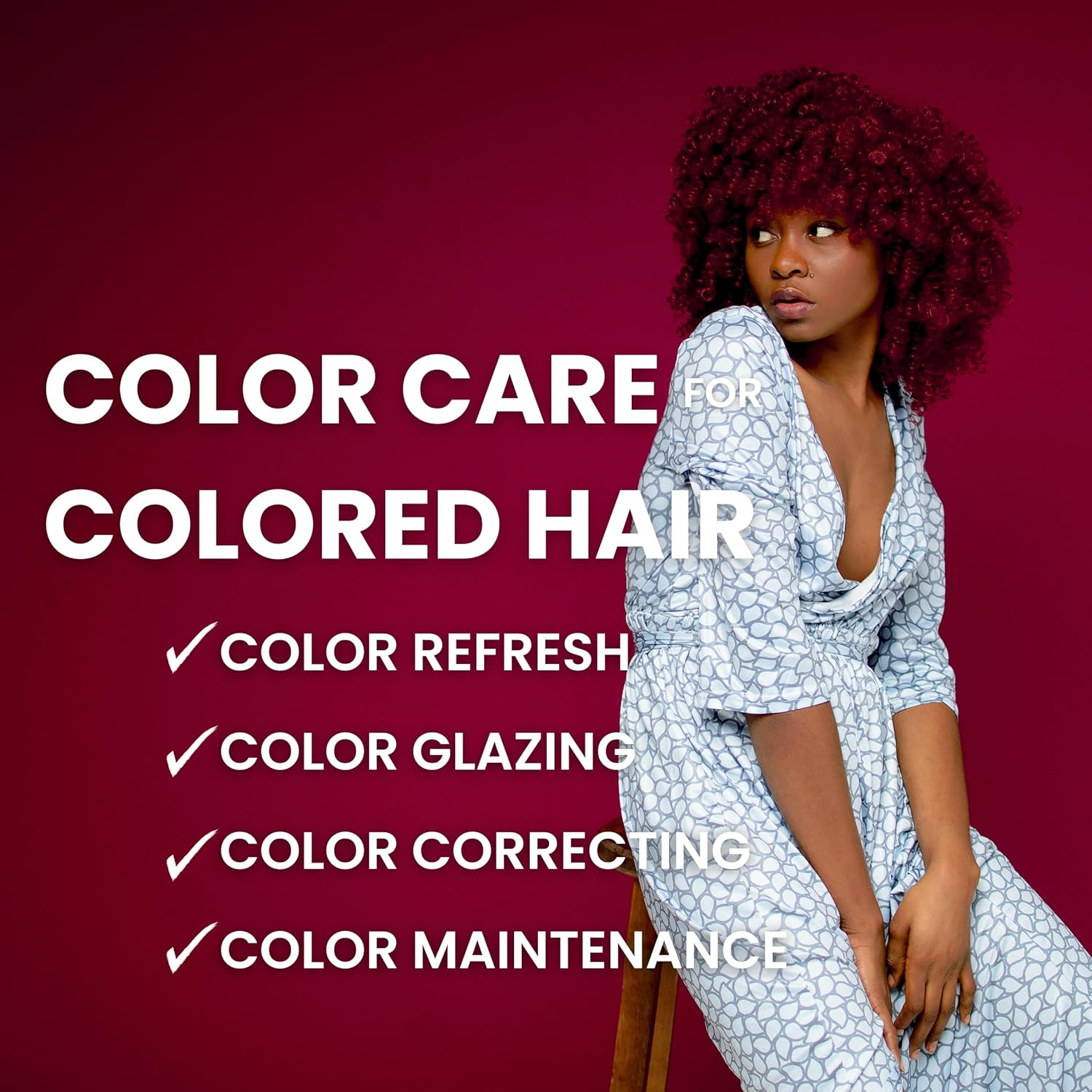 Pure Blends Hydrating Colour Depositing Shampoo Cherry 8.5 Oz / 250 Ml image number 2