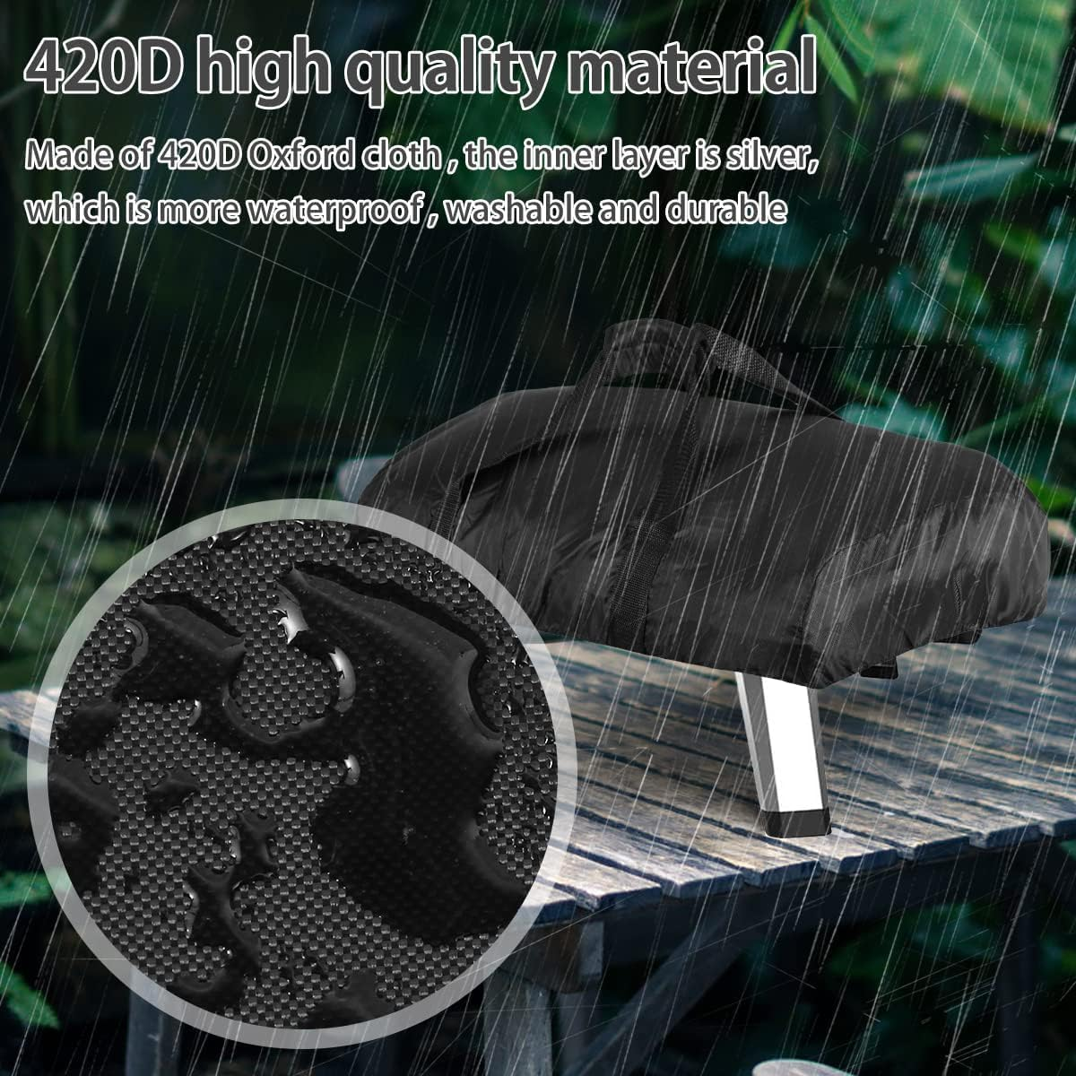 Pizza Oven Cover for Ooni Koda 12 Pizza Oven, Outdoor Portable Pizza Oven Protective Cover, Waterproof Pizza Oven Carry Cover Bag Weather Resistant Pizza Oven Accessories (S)