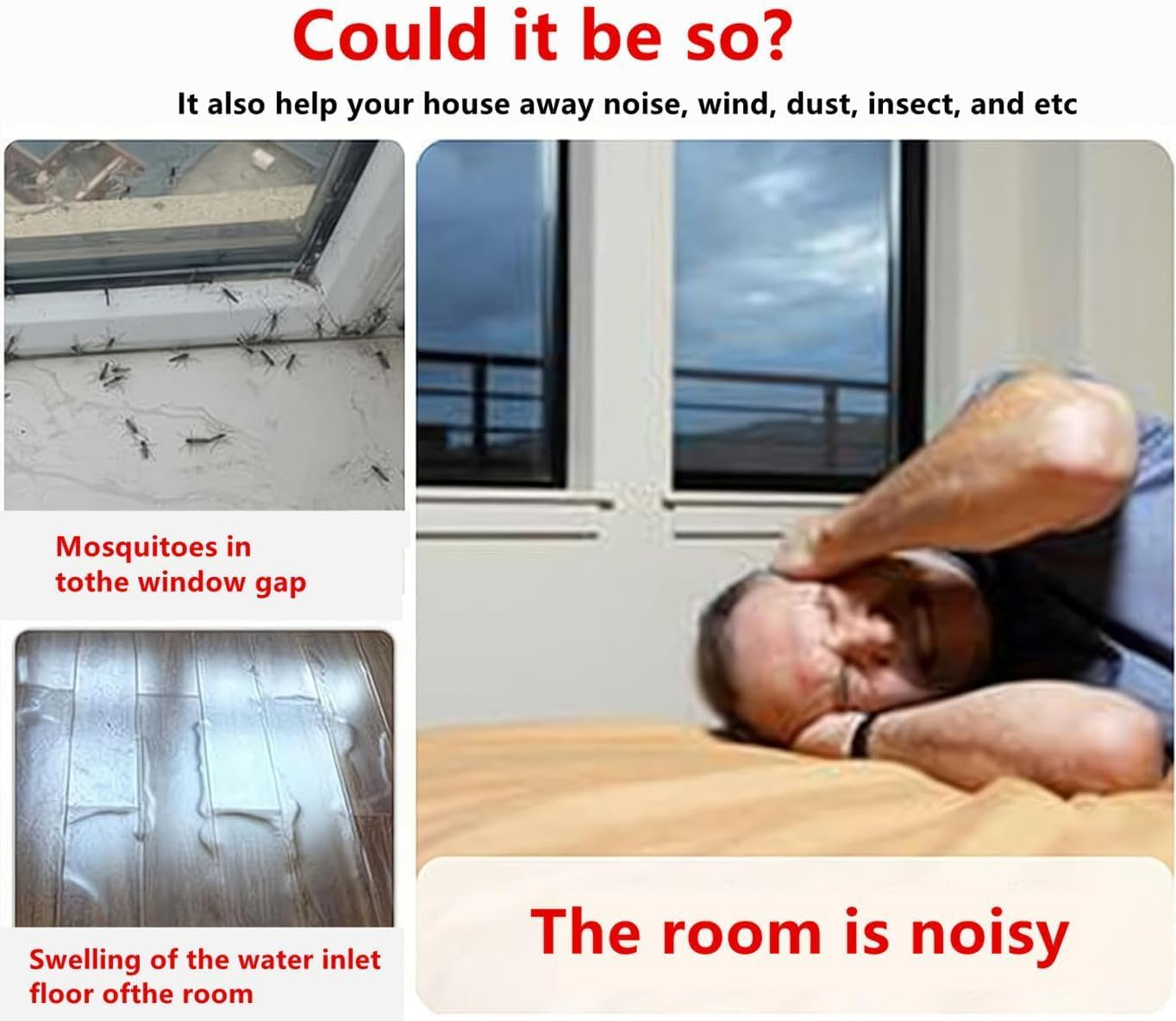 Silicone Seal Strip,Weather Stripping for Door or Window,Weatherproof Soundproof Self Adhesive Door Bottom, Draft Stopper Silicone Strip Tape for Door Window and Shower Glass(Width 45MM) image number 5