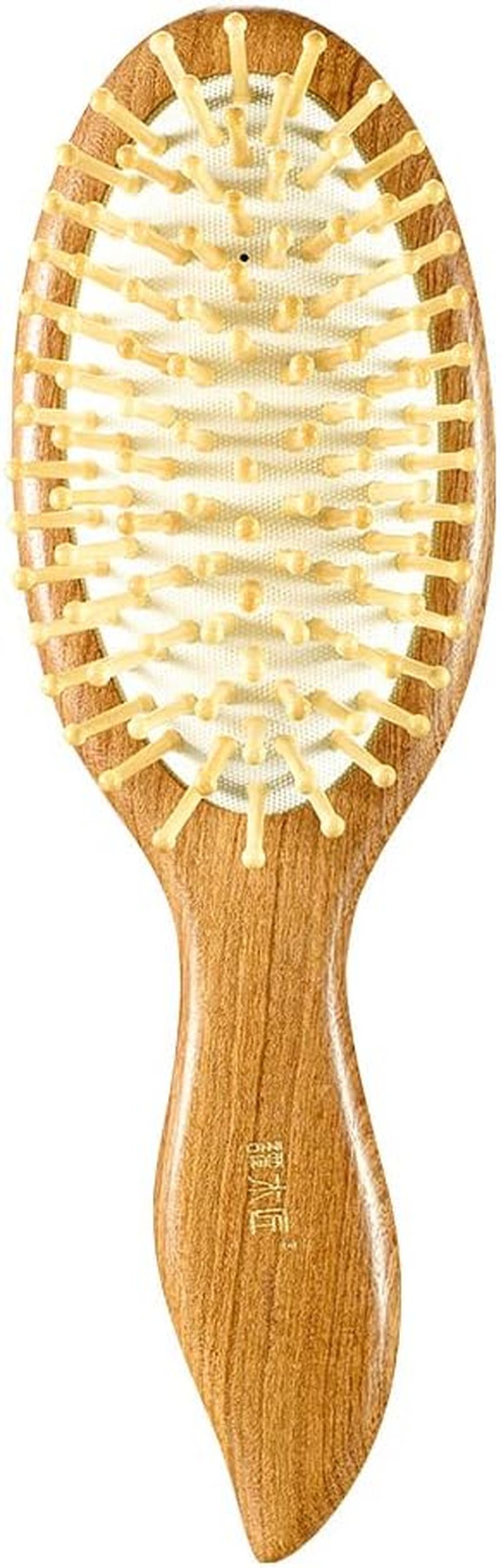 TAN MUJIANG Hair Brush Iroko Wood Scalp Massage YM image number 6
